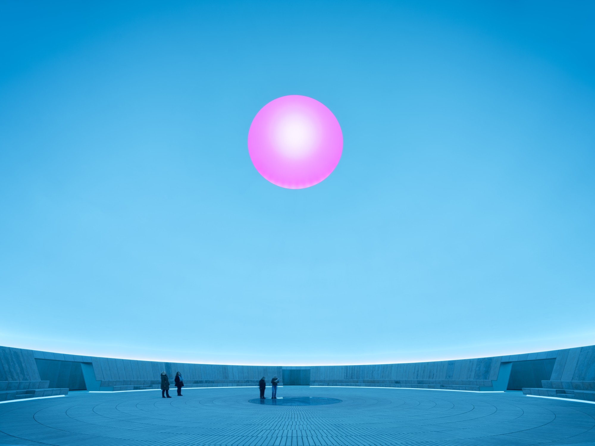James Turrell, As Seen Below, 2026, with lid. Photo_ Florian Holzherr