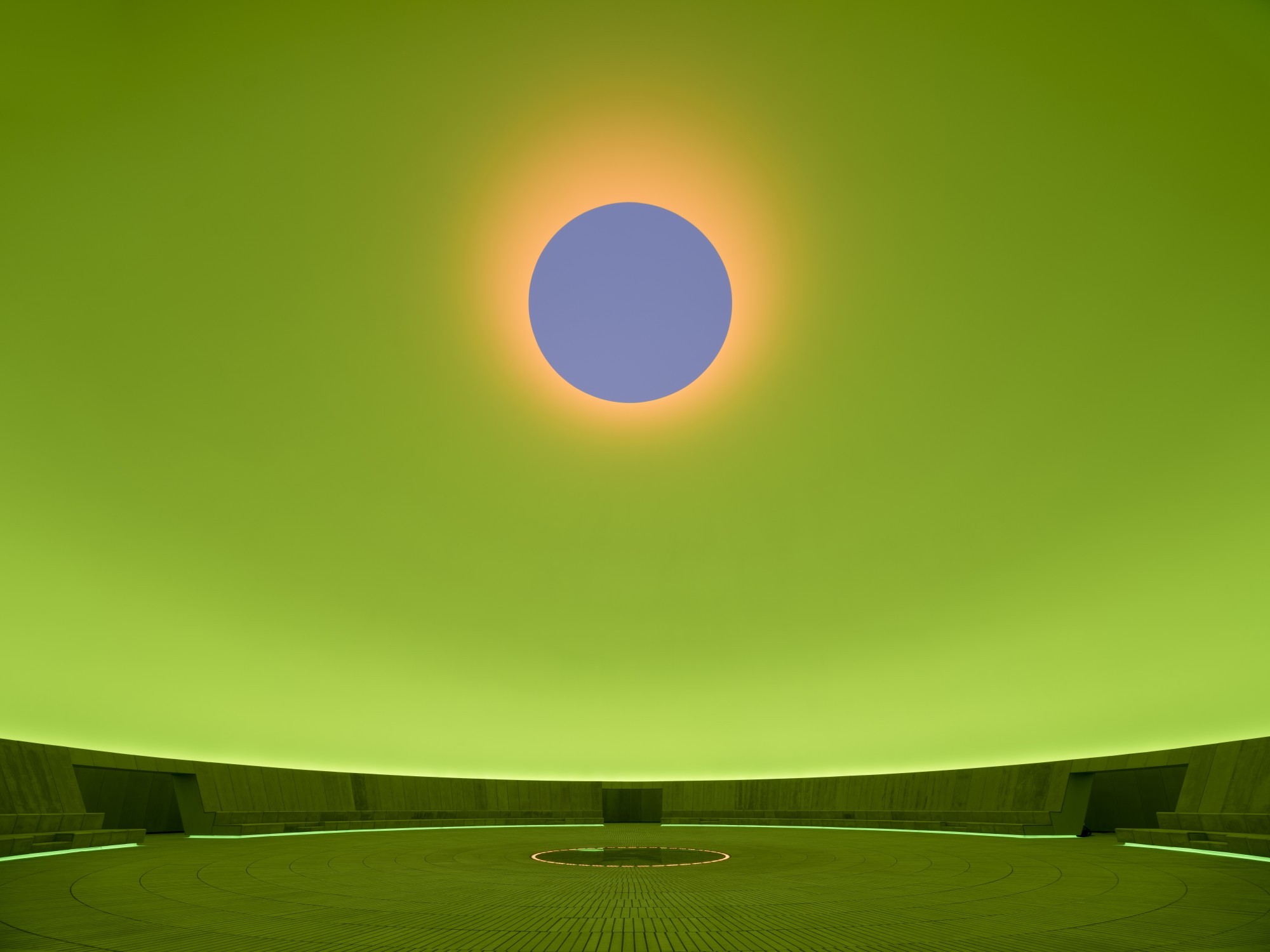 James Turrell, As Seen Below, 2026, Sonnenuntergang
