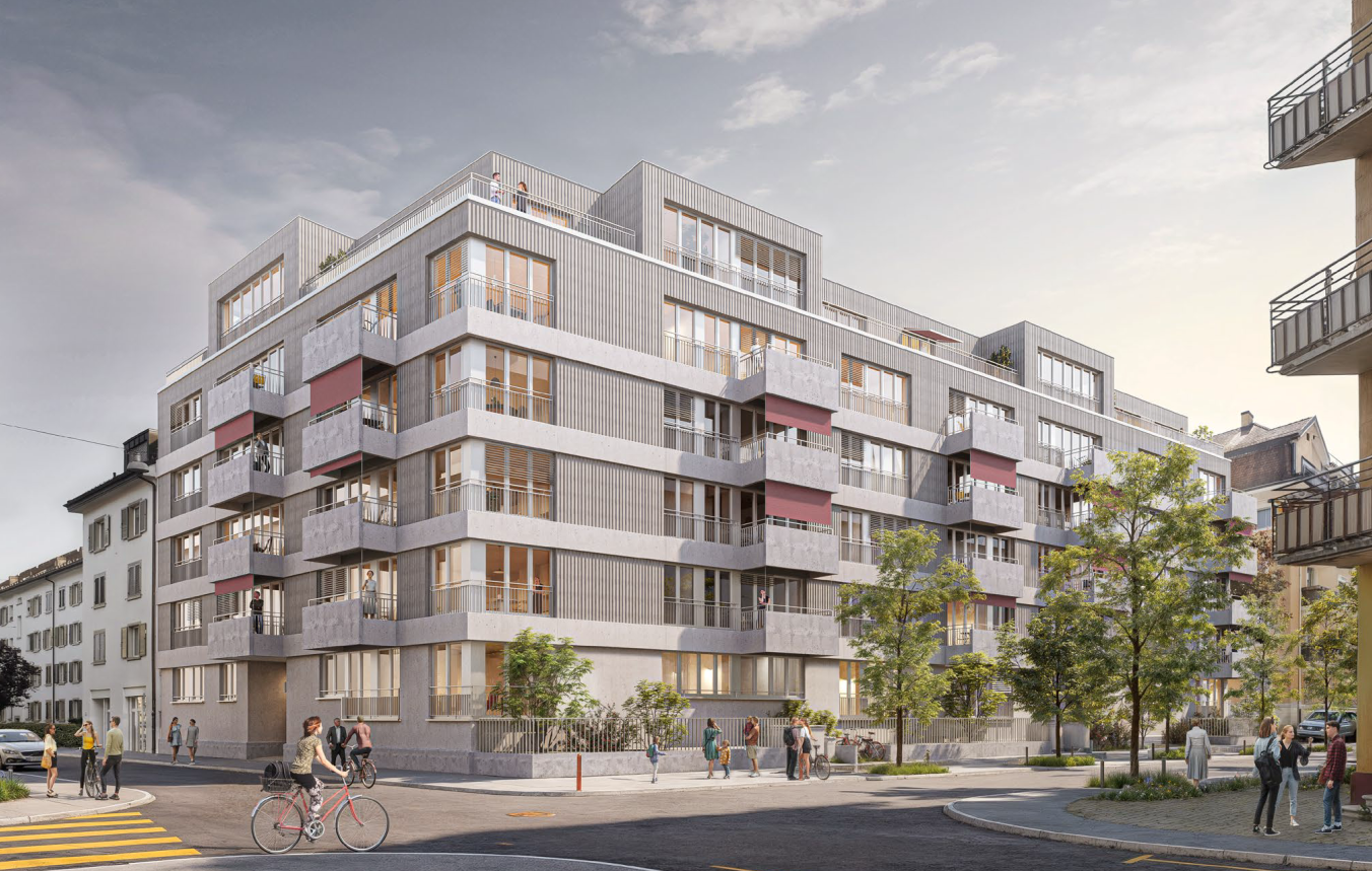 Umbau von Büro zu Wohnhaus Zypressenstrasse in Zürich