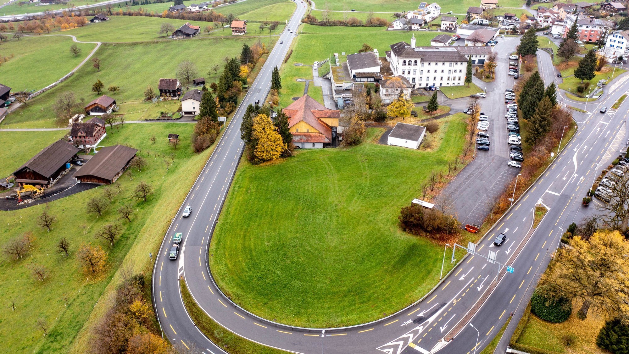 Unbebautes Areal Kaltbach in Schwyz