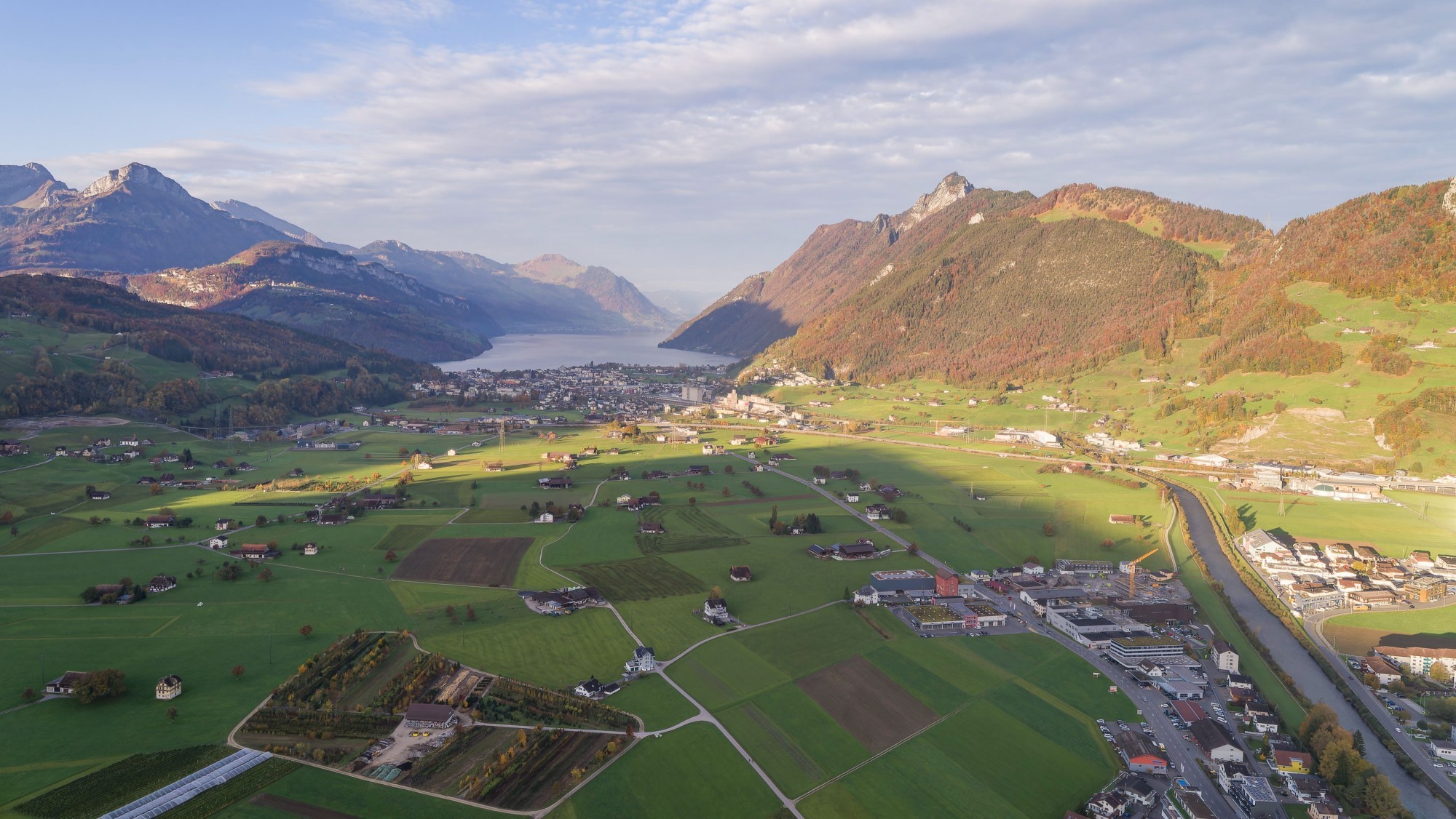 Blick auf Ibach im Sommer