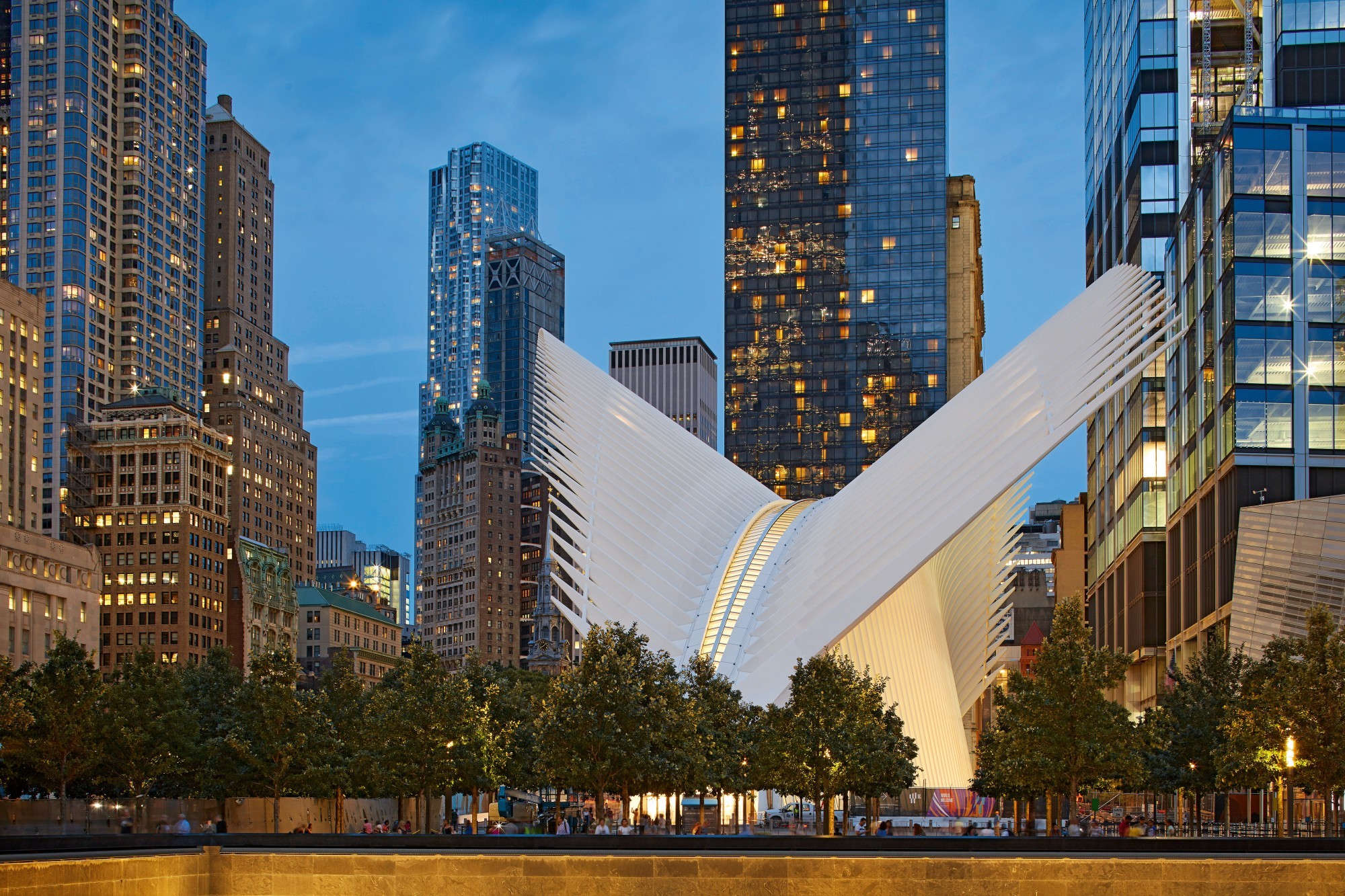 World Trade Center Transportation  Hub, New York, USA, 2003-2016.