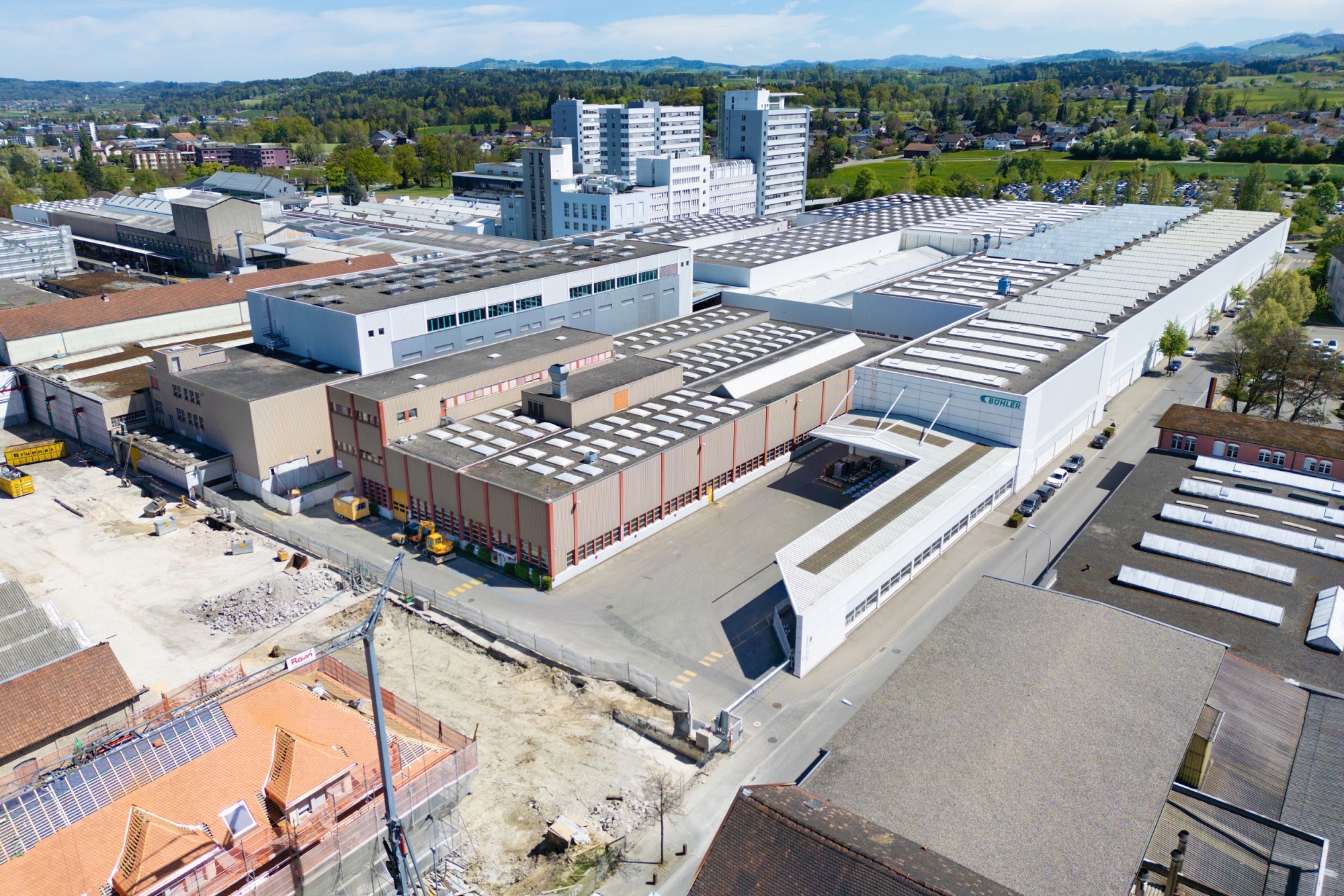 Baustelle beim Mahlwerk Uzwil