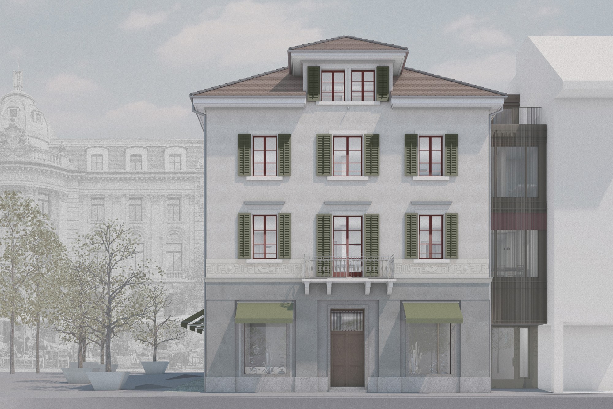 Sanierung Gebäude an der Neugasse 1 in Zug