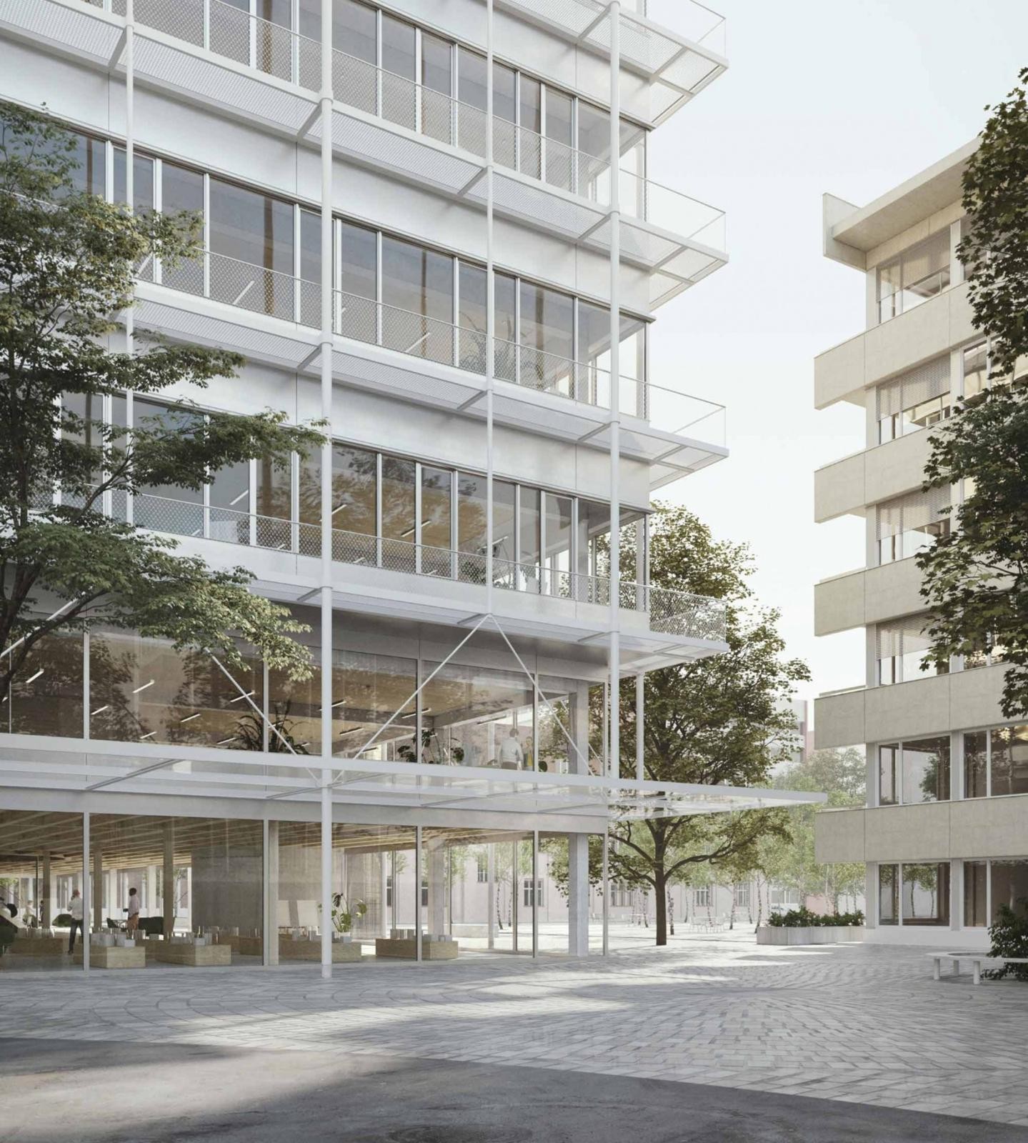 Areal Rosental Mitte Chemiedepartement der Uni Basel
