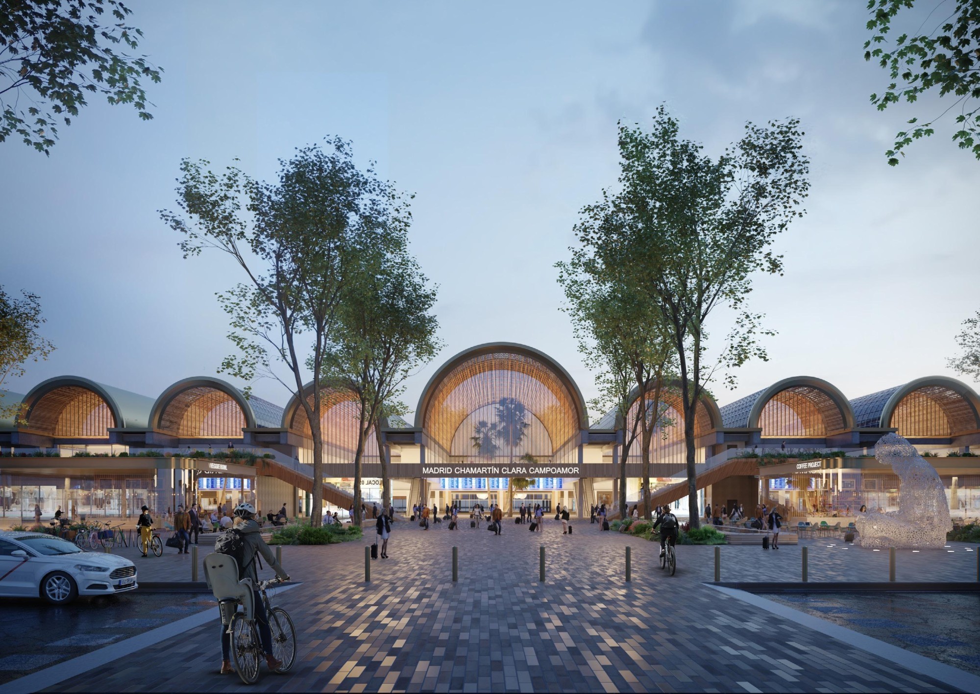 Siegerprojekt für Umbau von Bahnhof Madrid-Chamartín