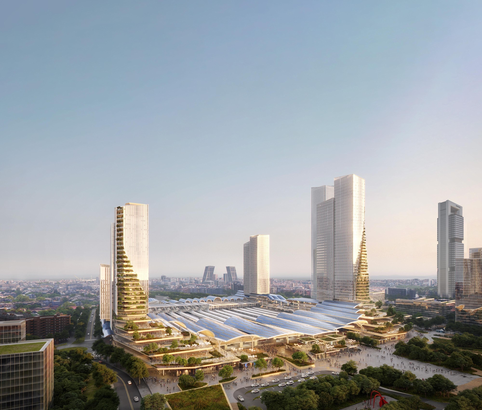 Siegerprojekt für Umbau von Bahnhof Madrid-Chamartín