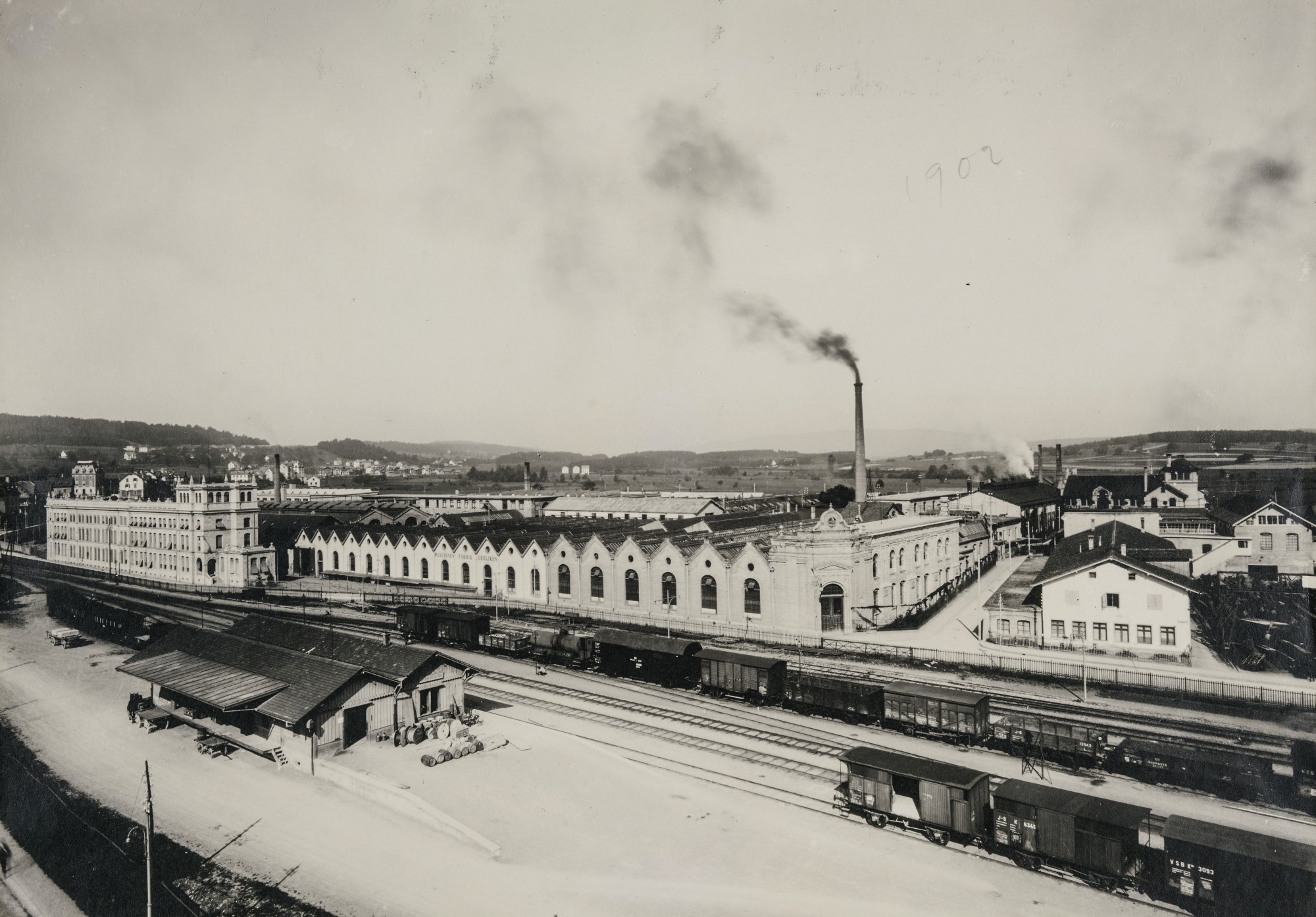 Maschinenfabrik Oerlikon um 1902