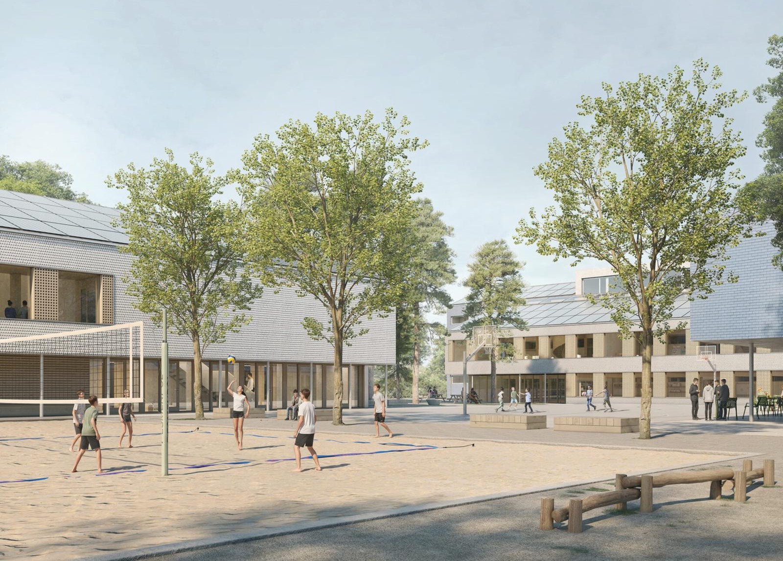 Schulraumerweiterung und neue Turnhalle in Künten