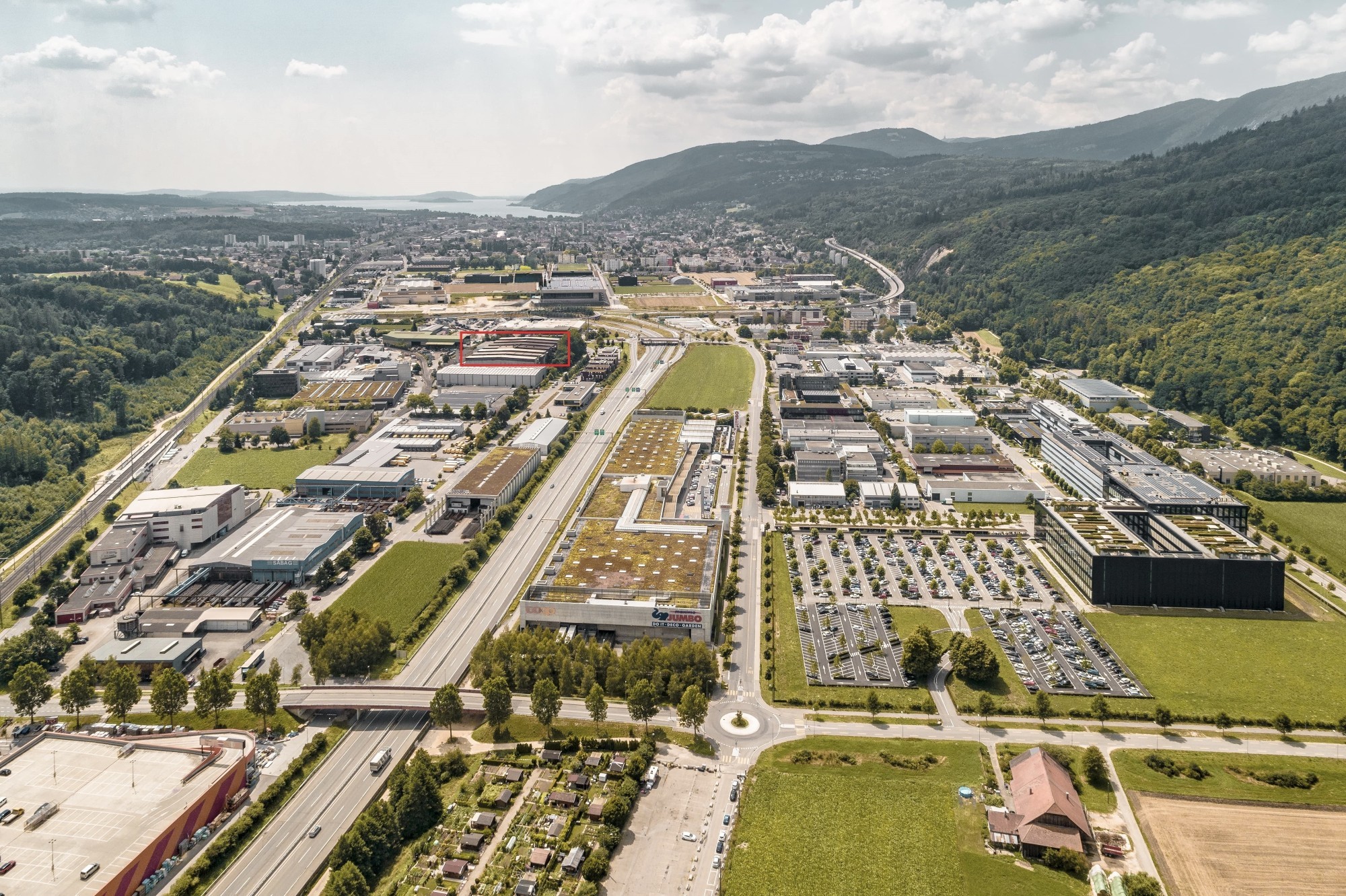 stadler biel - Luftbild