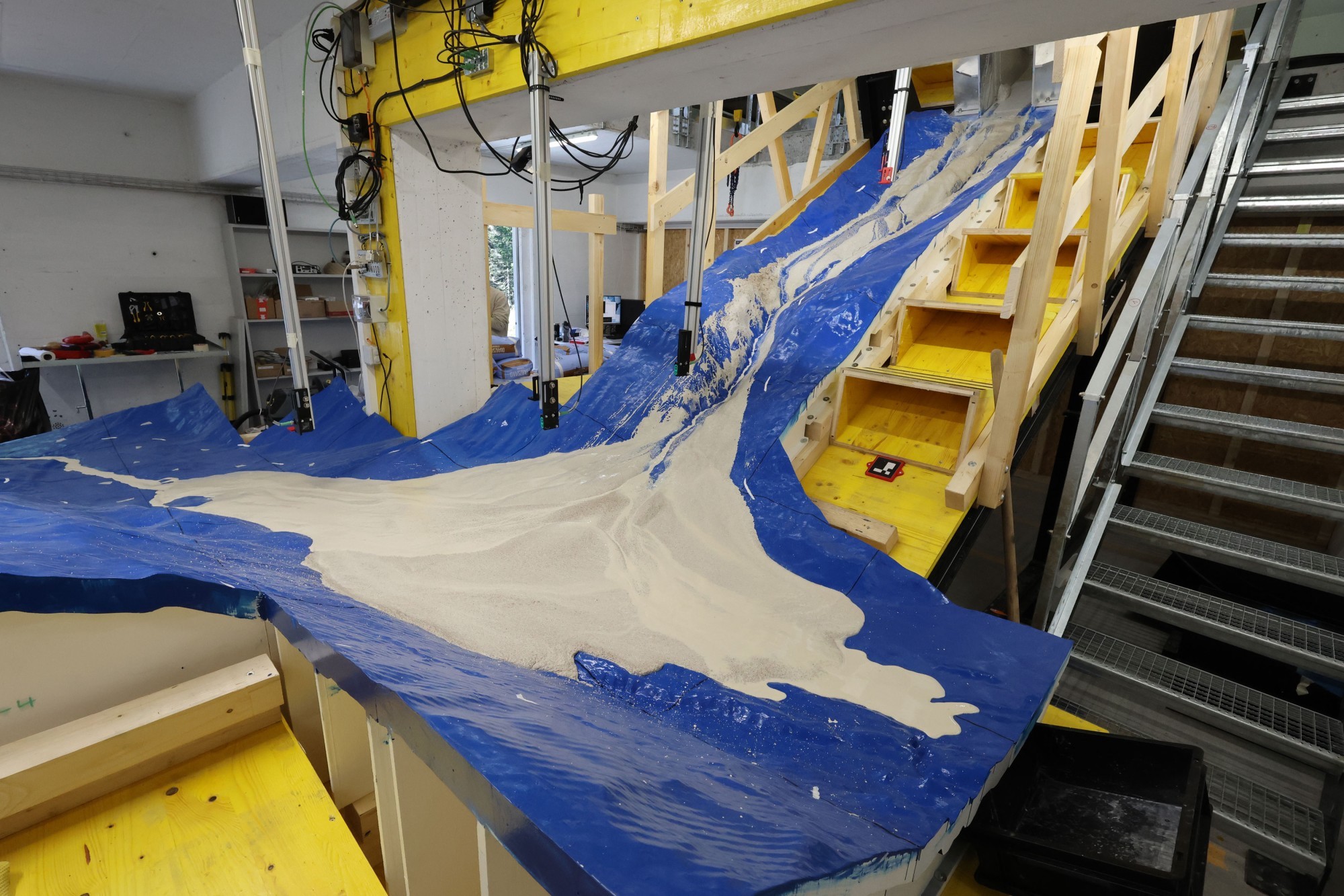 Experiment beim Blatten-Modell nachher