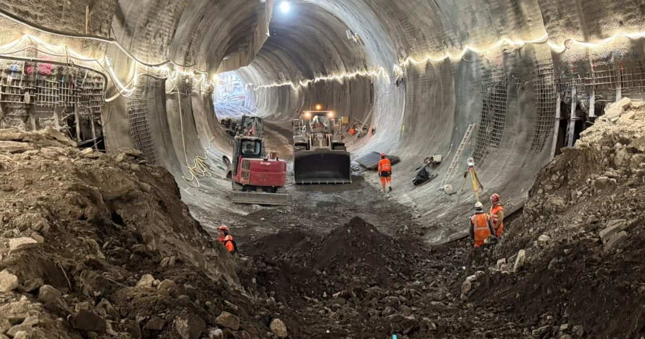 Vortrieb von Süden für Tunnel Kaiserstuhl