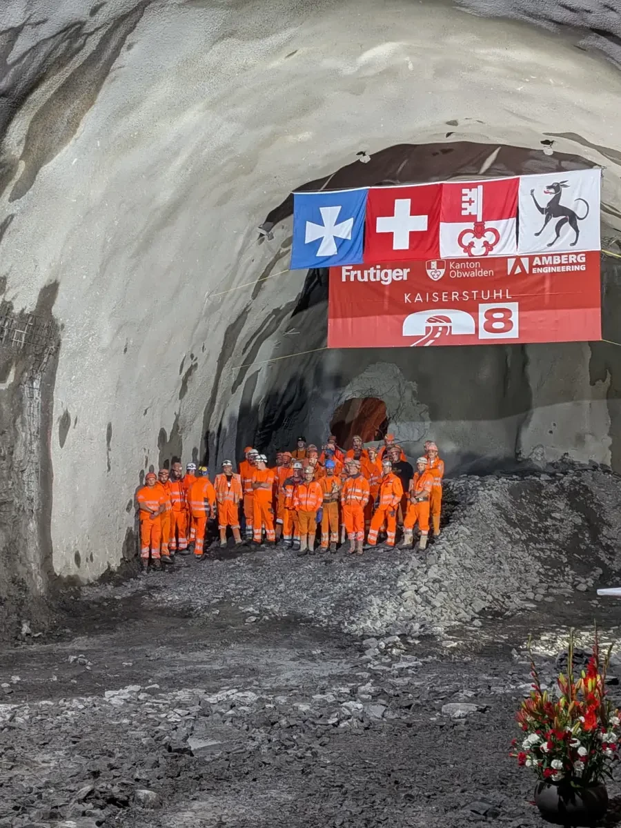 Durchschlag bei Tunnel Kaiserstuhl