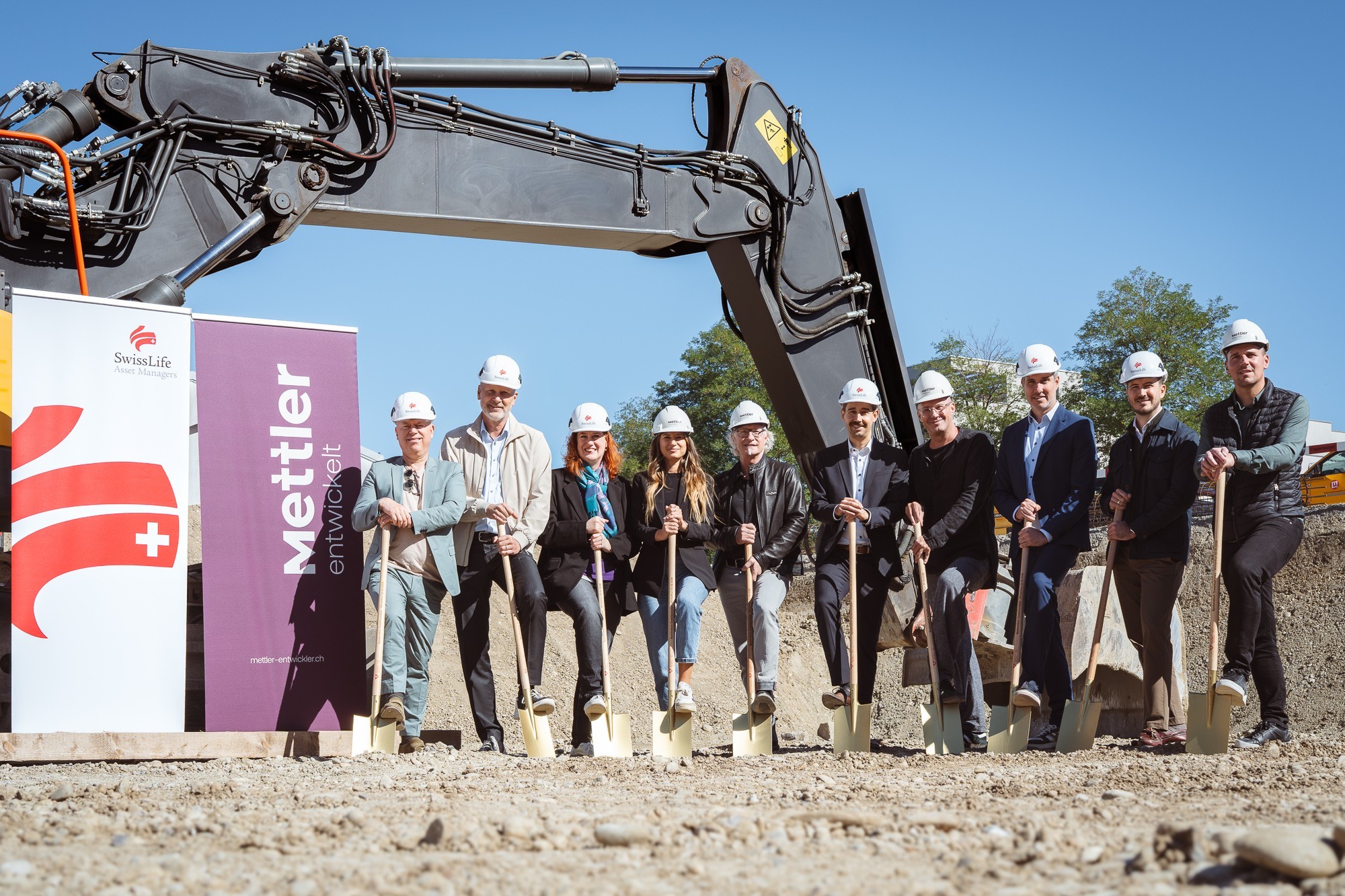 Spatenstich für Projekt Towerkomplex in Winterthur Neuhegi