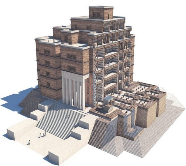 Palast von Yeha (Visualisierung)