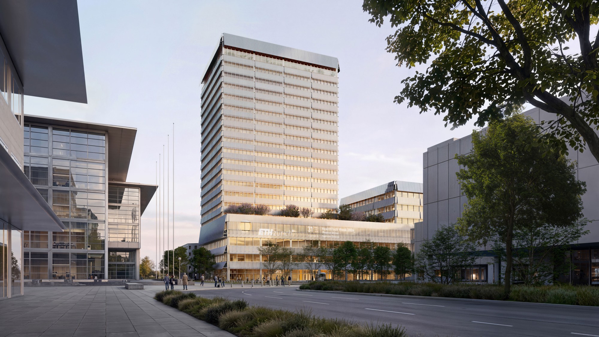 HWS-Neubau auf Campus Hönggerberg der ETH Zürich