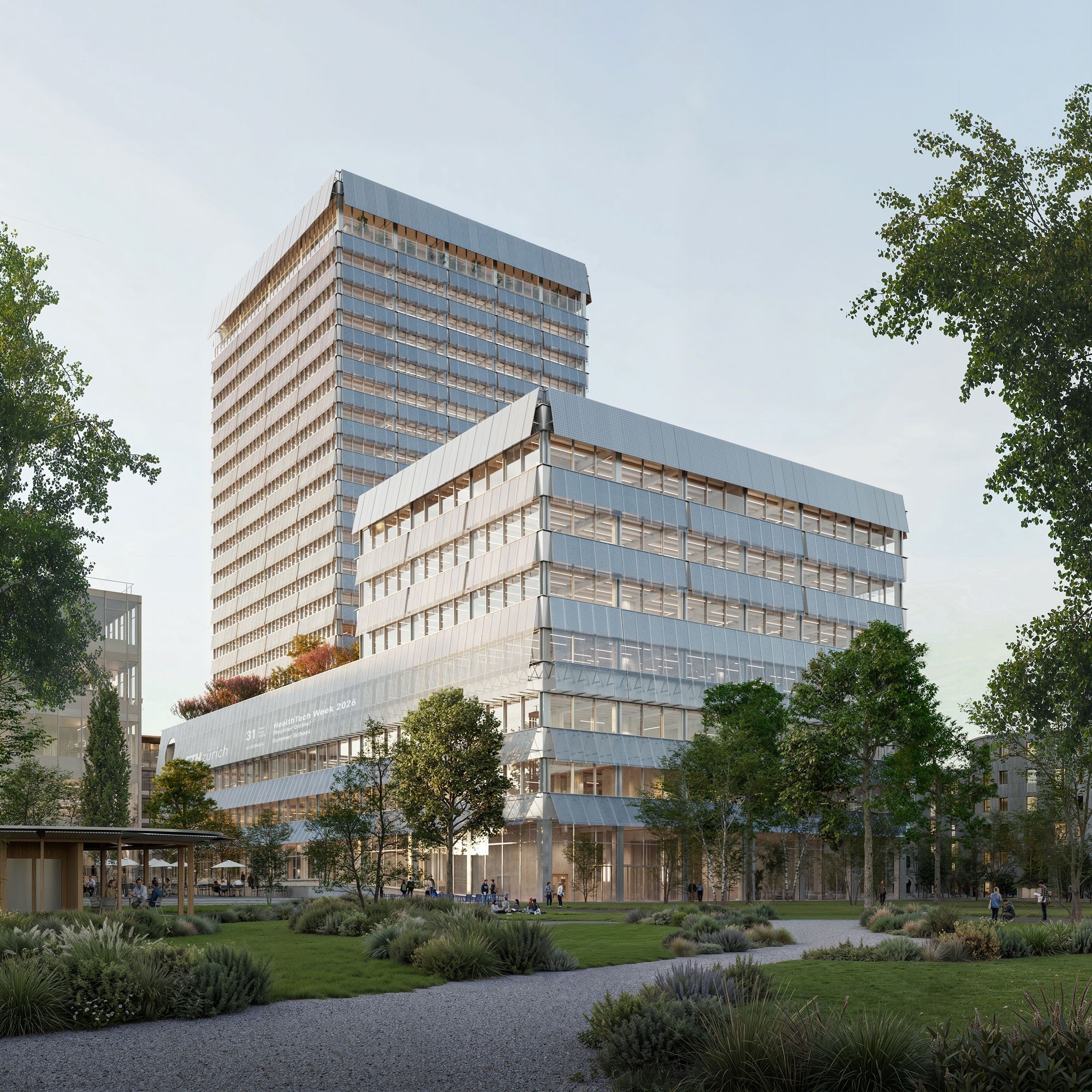 HWS-Neubau auf Campus Hönggerberg der ETH Zürich