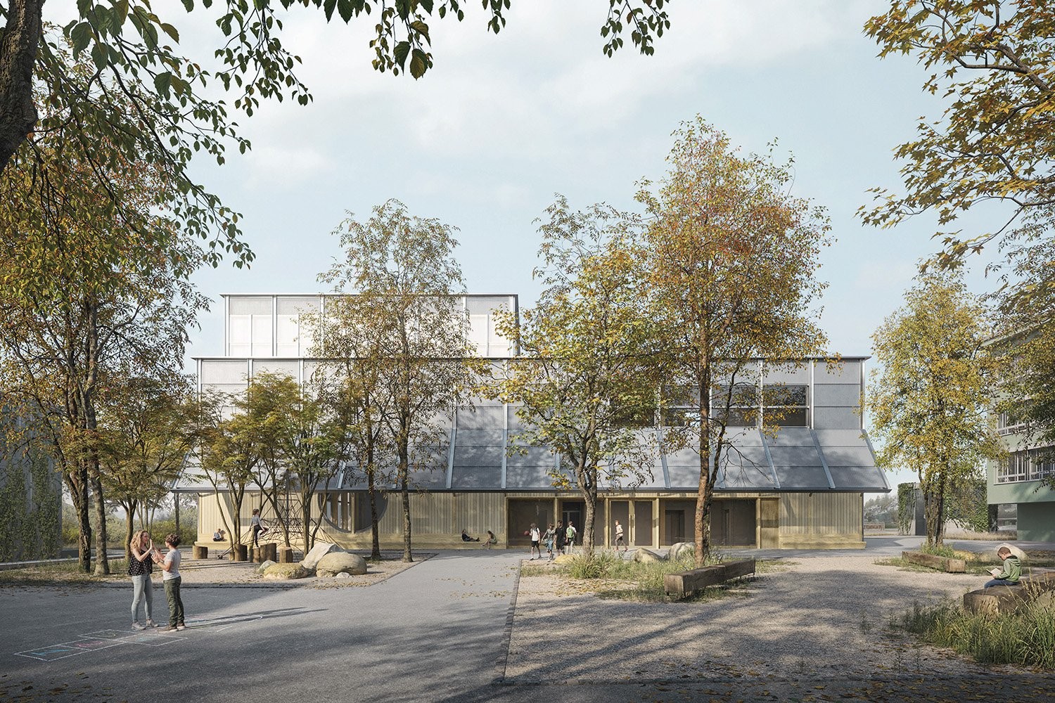 Neues Hallenbad in Meggen LU