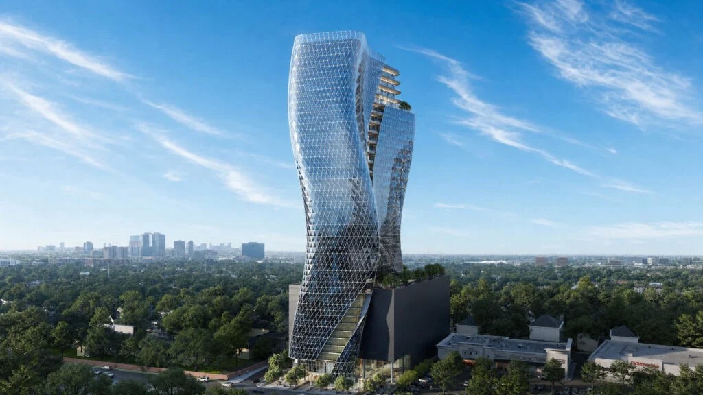 Visualisierung Büroturm O27 in Houston