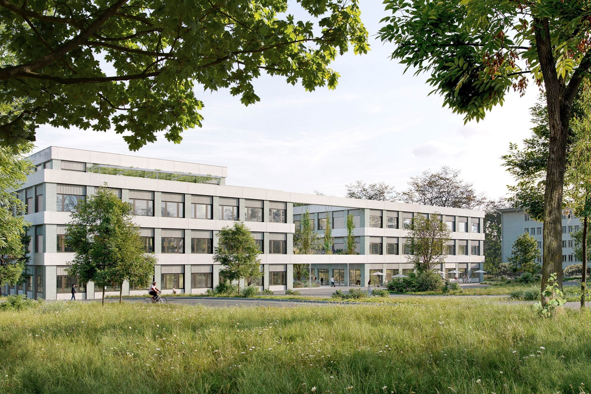 Visualisierung des Neubaus der Spitäler Schaffhausen