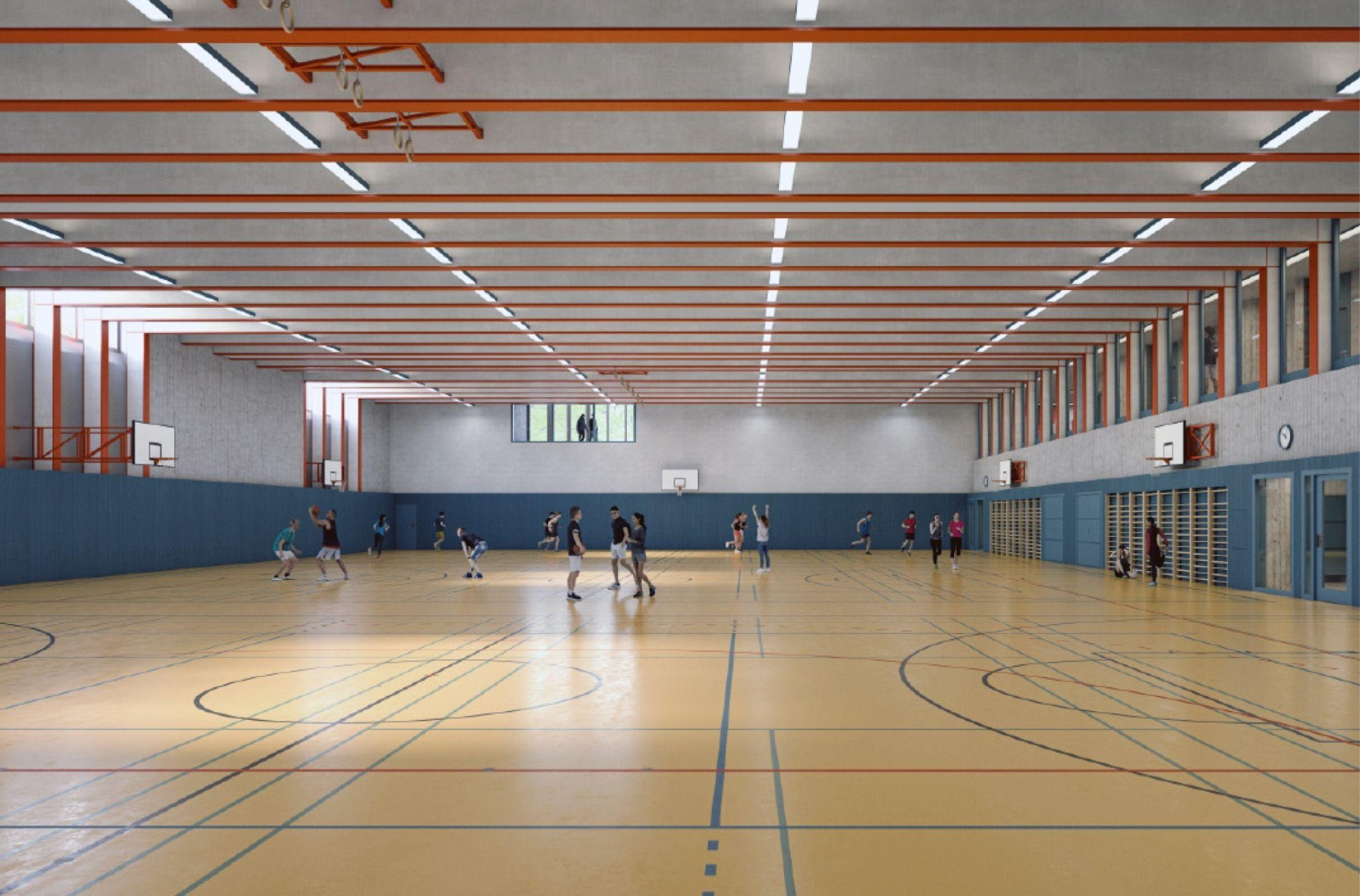 Tiefgarage wird zur Turnhalle bei Kantonsschule Rämibühl