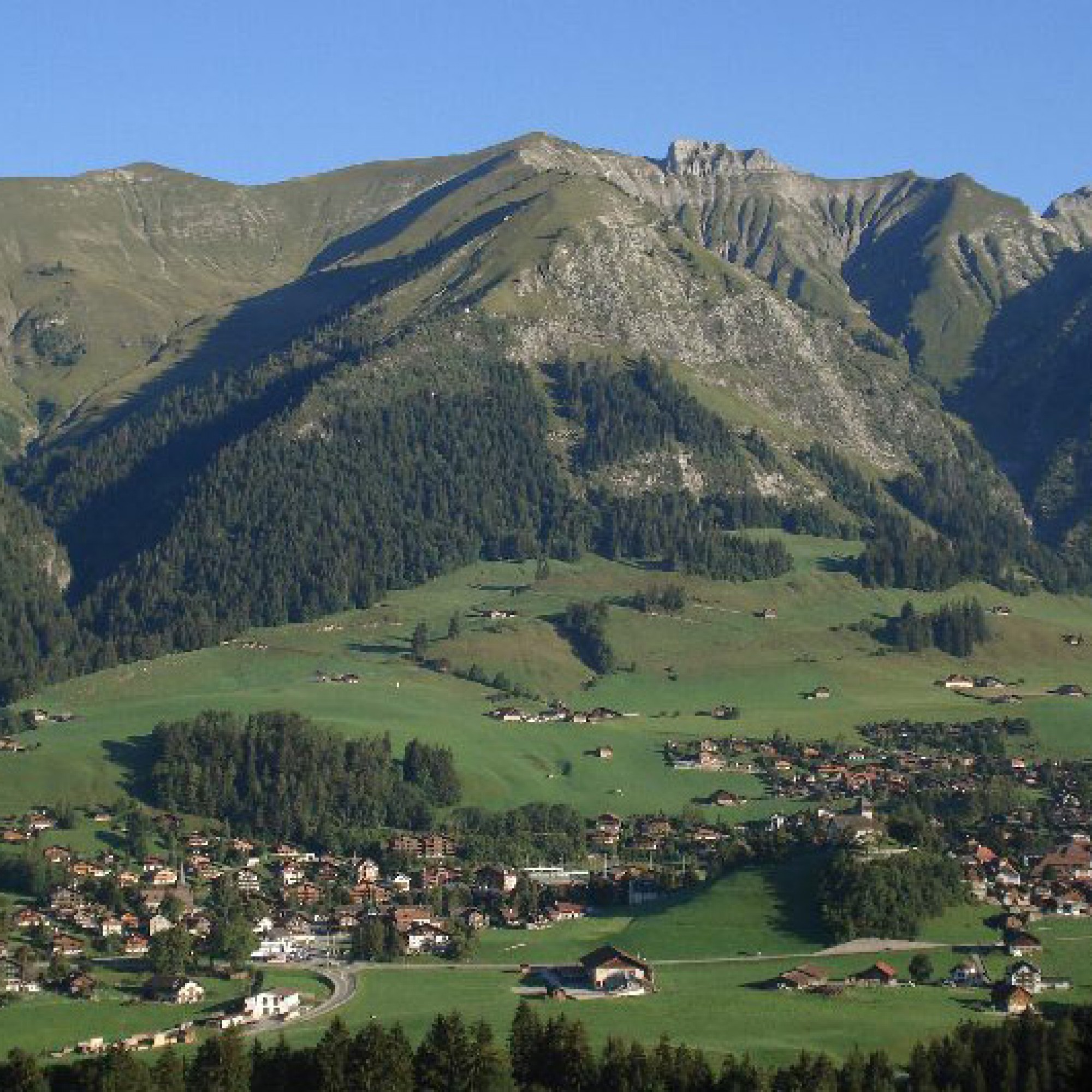 Gemeinde mit Vorbildacharakter: Chateau-d‘-Oex. (gemeinfrei)