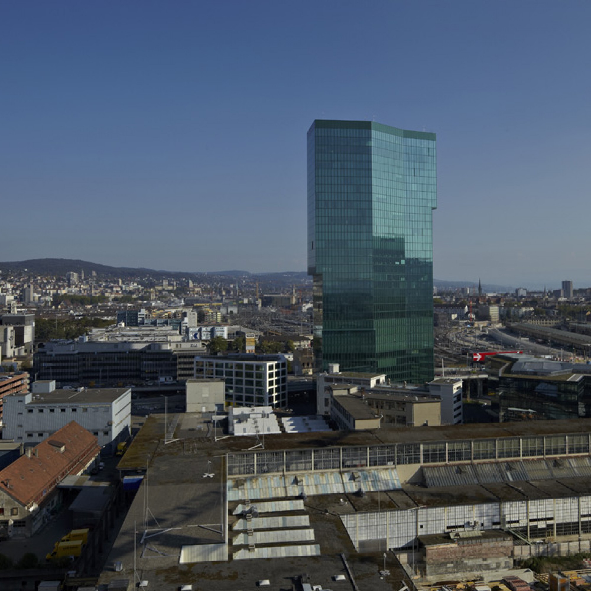 Der Prime-Tower im Herzen von Zürich. (zvg)