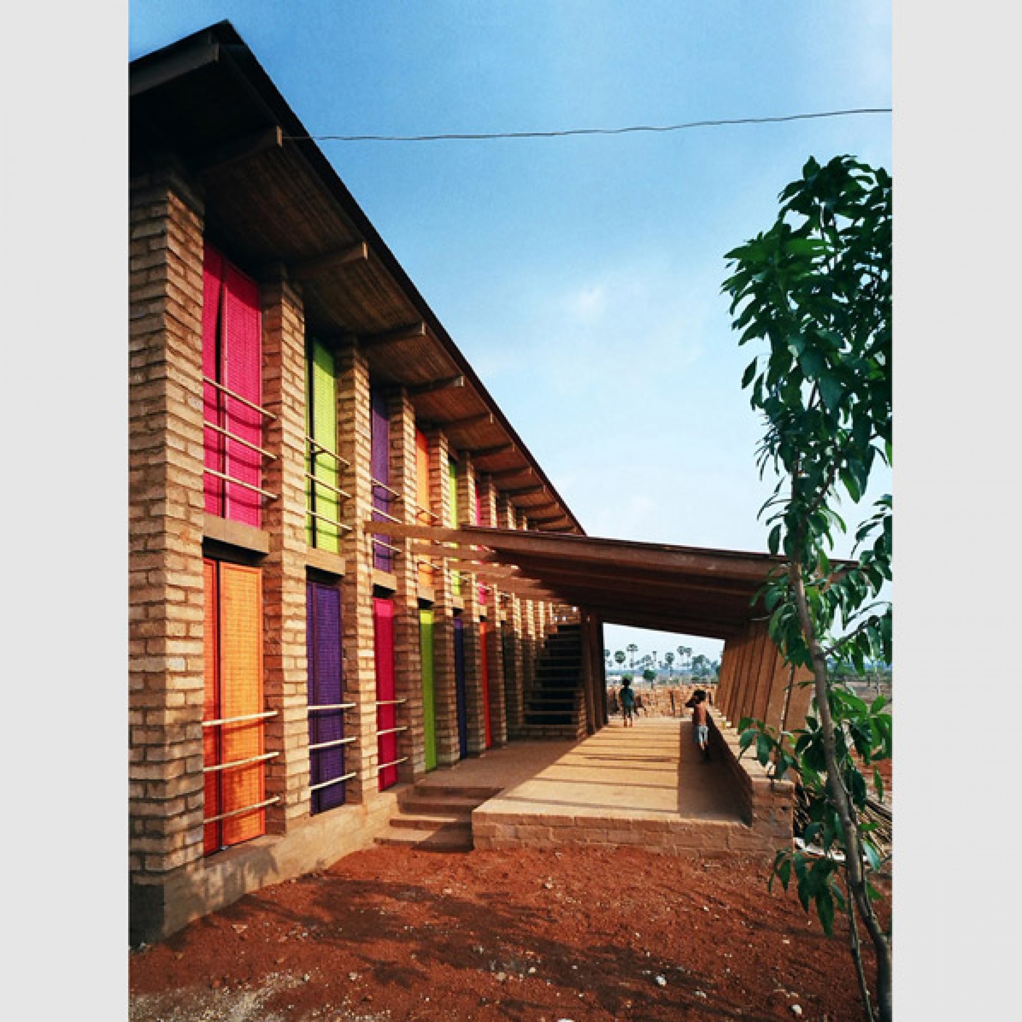 Sra Pou Schule, Sra Pou, Kambodscha / Architects Rudanko + Kankkunen Ltd. (Foto: Anssi Kankkunen)