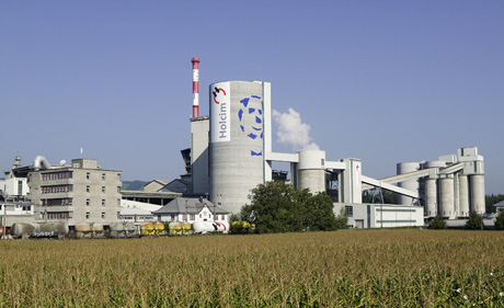 Das Holcim-Zementwerk in Siggenthal. (zvg)