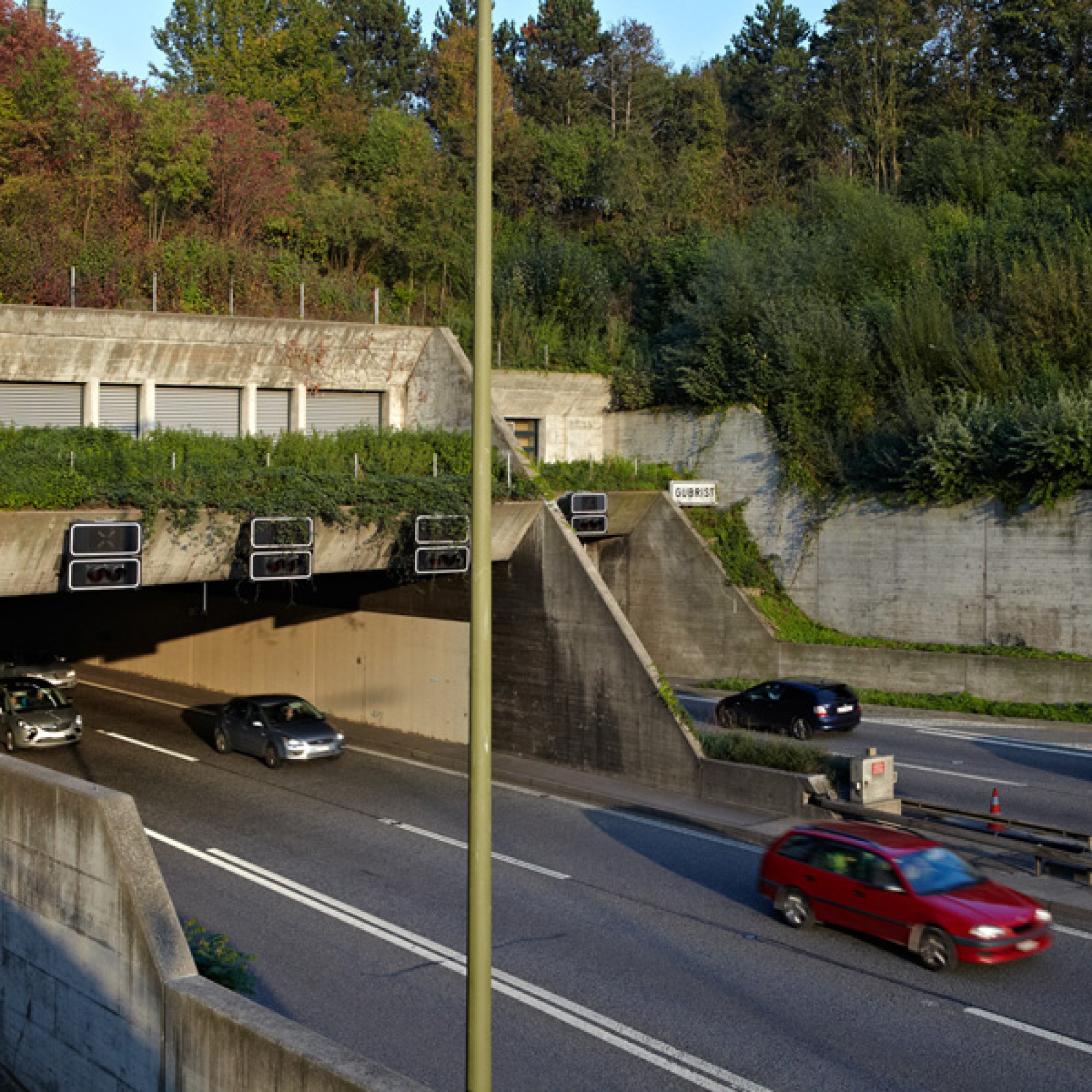 Gubristtunnel (West) heute