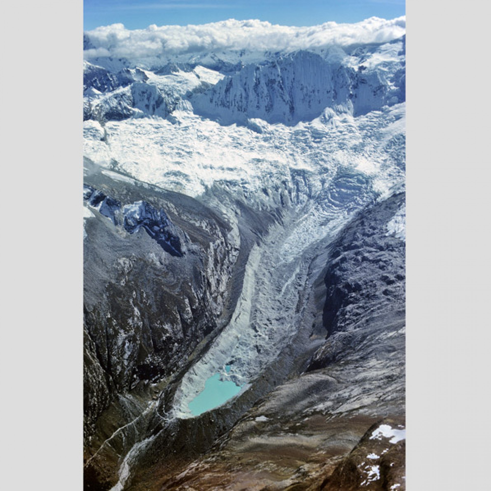 Okshapalca-Gletscher, Peru. (Jürg Alean / Gletschergarten)