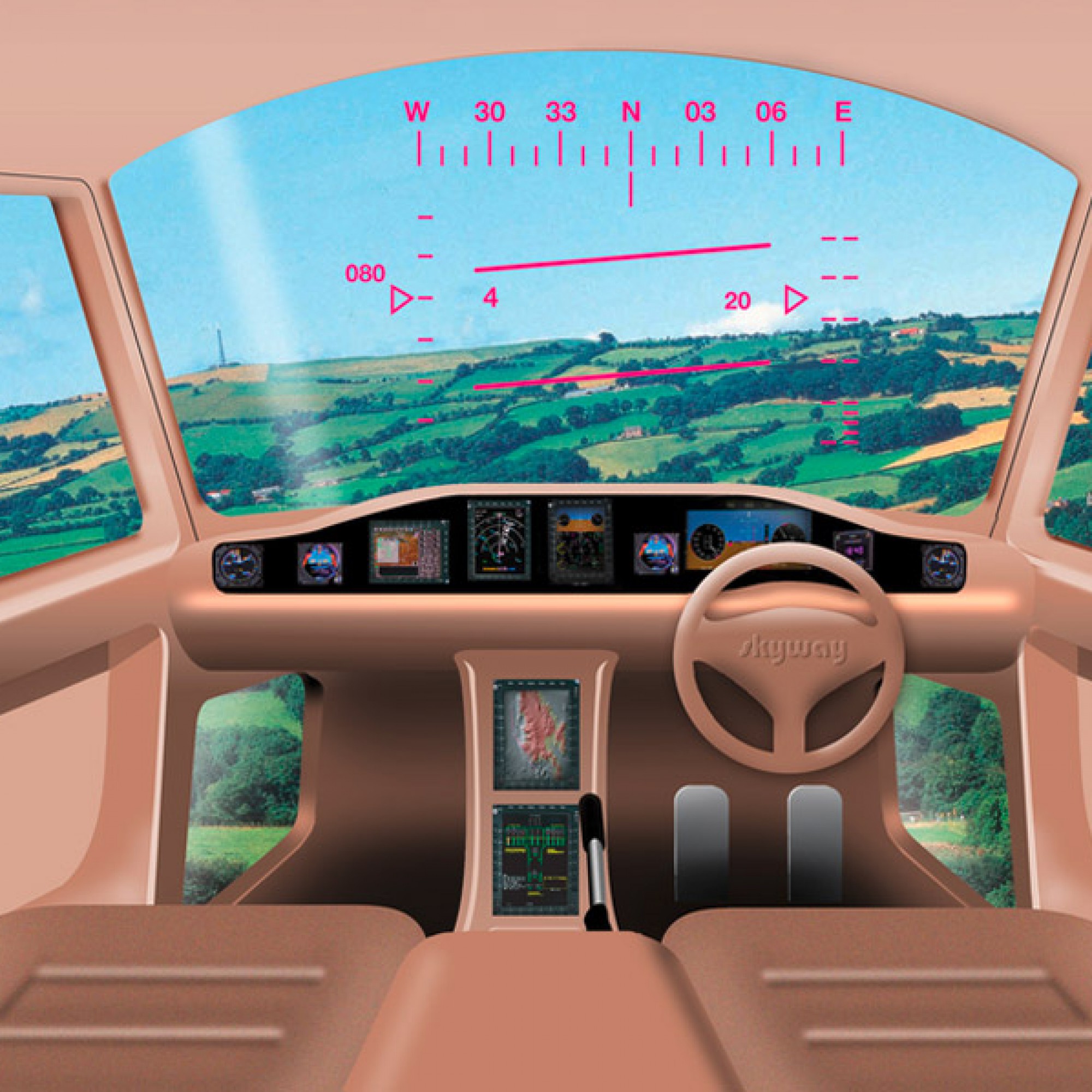 So könnte ein Cockpit aussehen, Visualisierung (zvg)