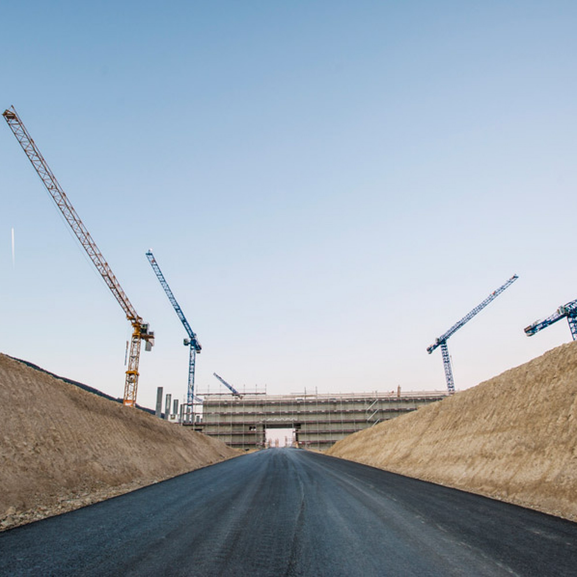 Baustelle Stades de Bienne, Einfahrt (zvg)