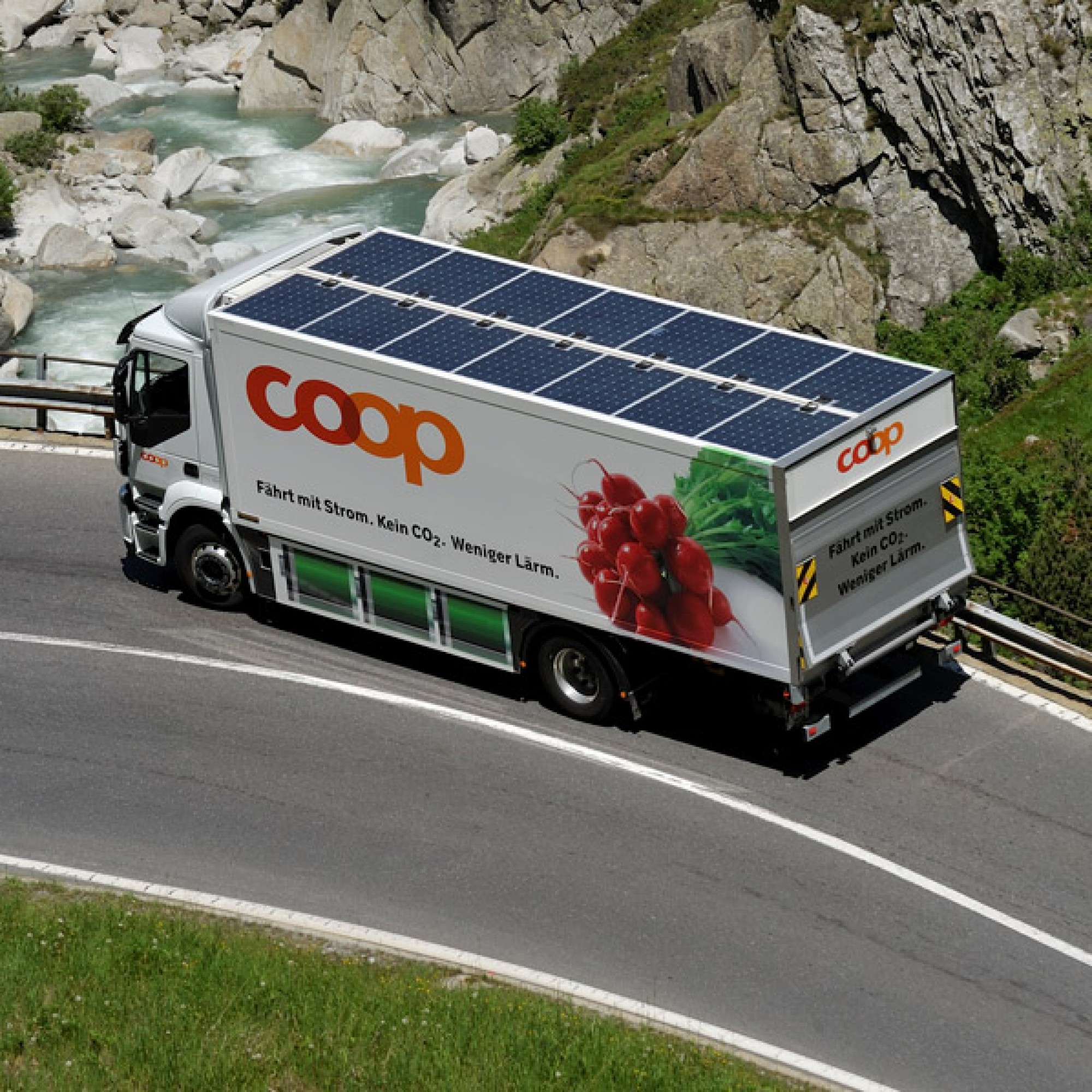 Der Elektro-LKW von Coop (zvg)