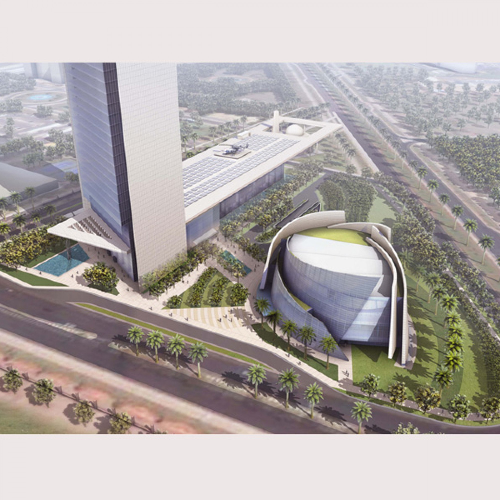 National Oil Company Headquarters, Abu Dhabi, Vereinigte Arabische Emirate (www.hok.com)