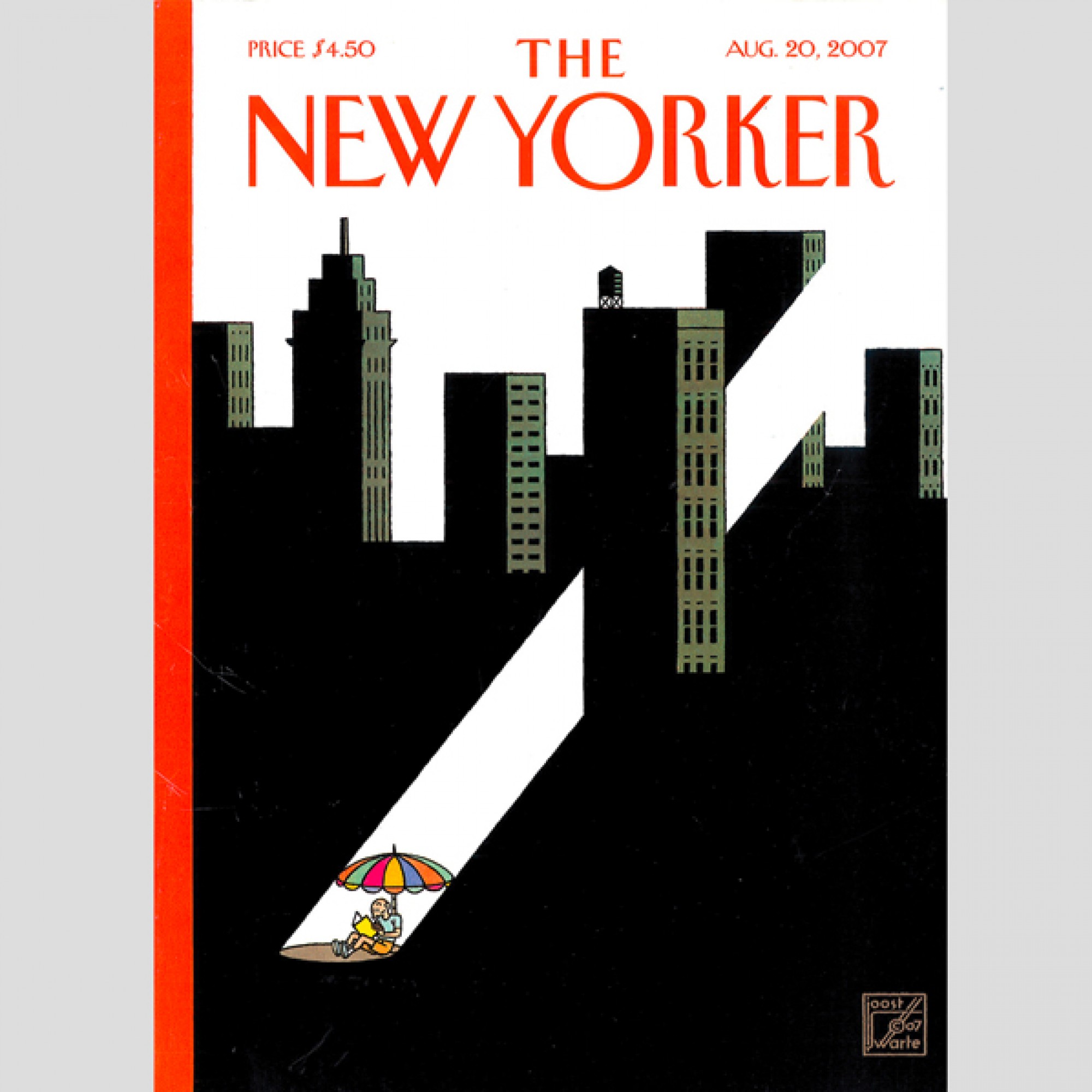 Cover "The New Yorker", 2007 (Joost Swarte / Cartoonmuseum Basel)
