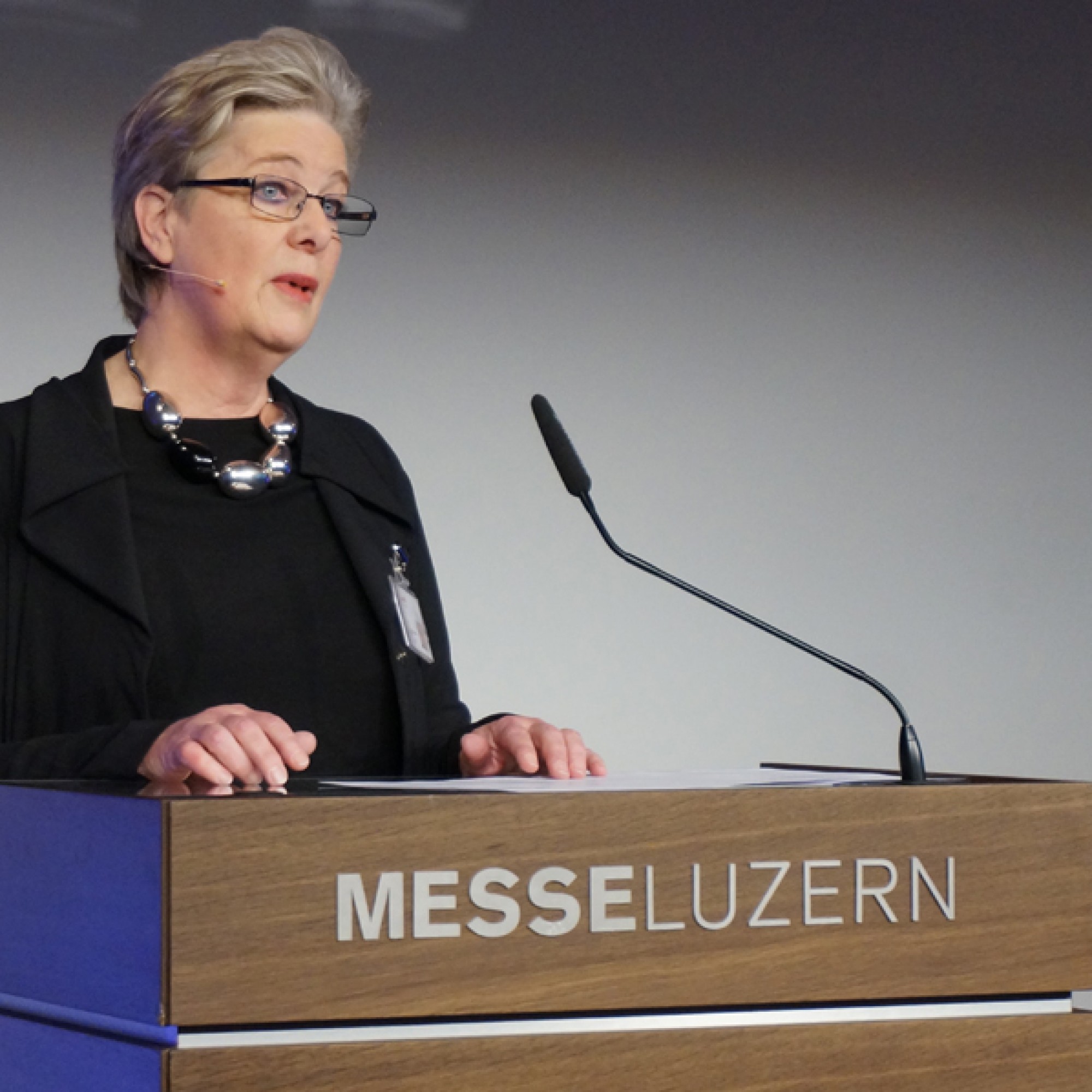 Ursula Gerber, Messeleiterin appli-tech bei der Messe Luzern AG. (Gabriel Diezi)