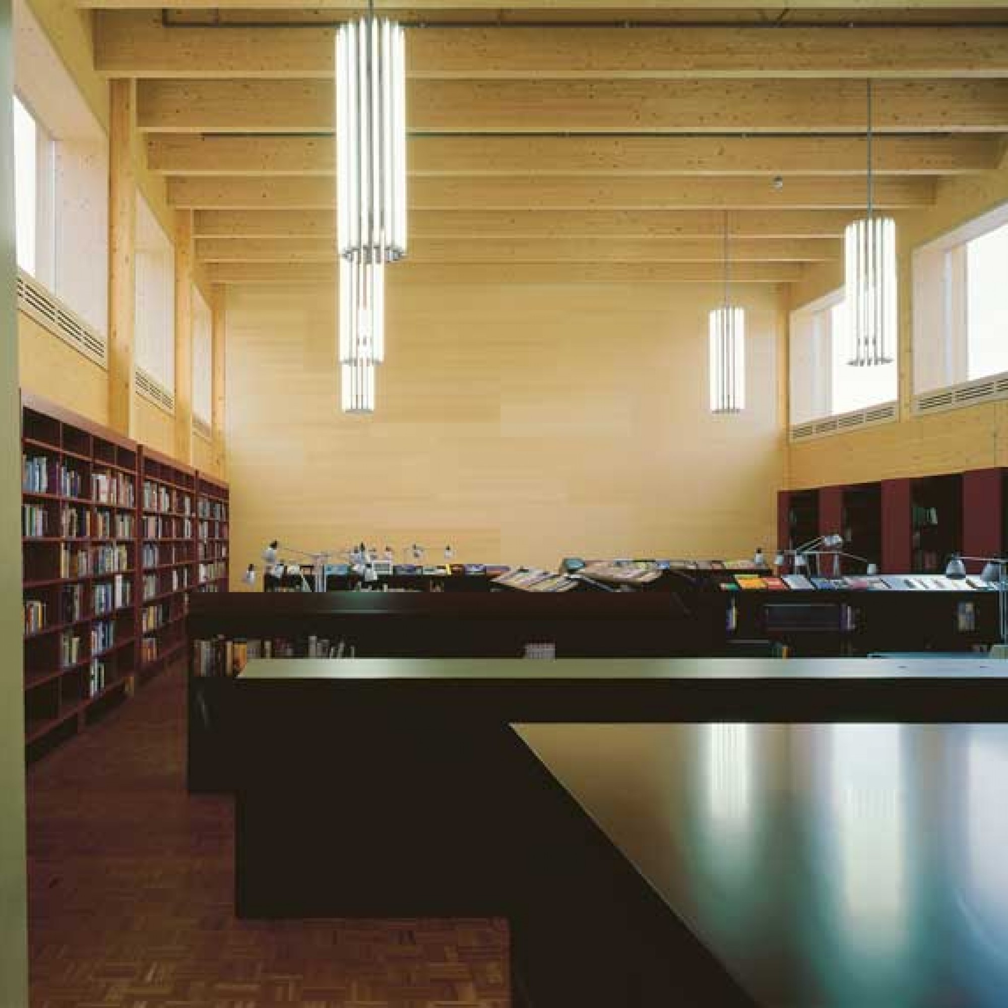 Bibliothek in der Kantonschule Wil, Baujahr 2004. (Heinrich Helfenstein / zvg BAK)