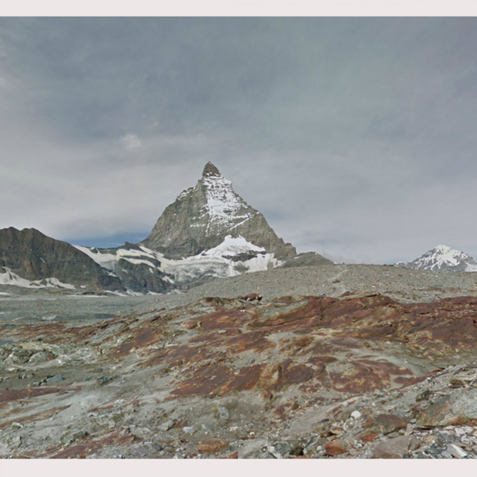 Das Matterhorn in den Walliser Alpen