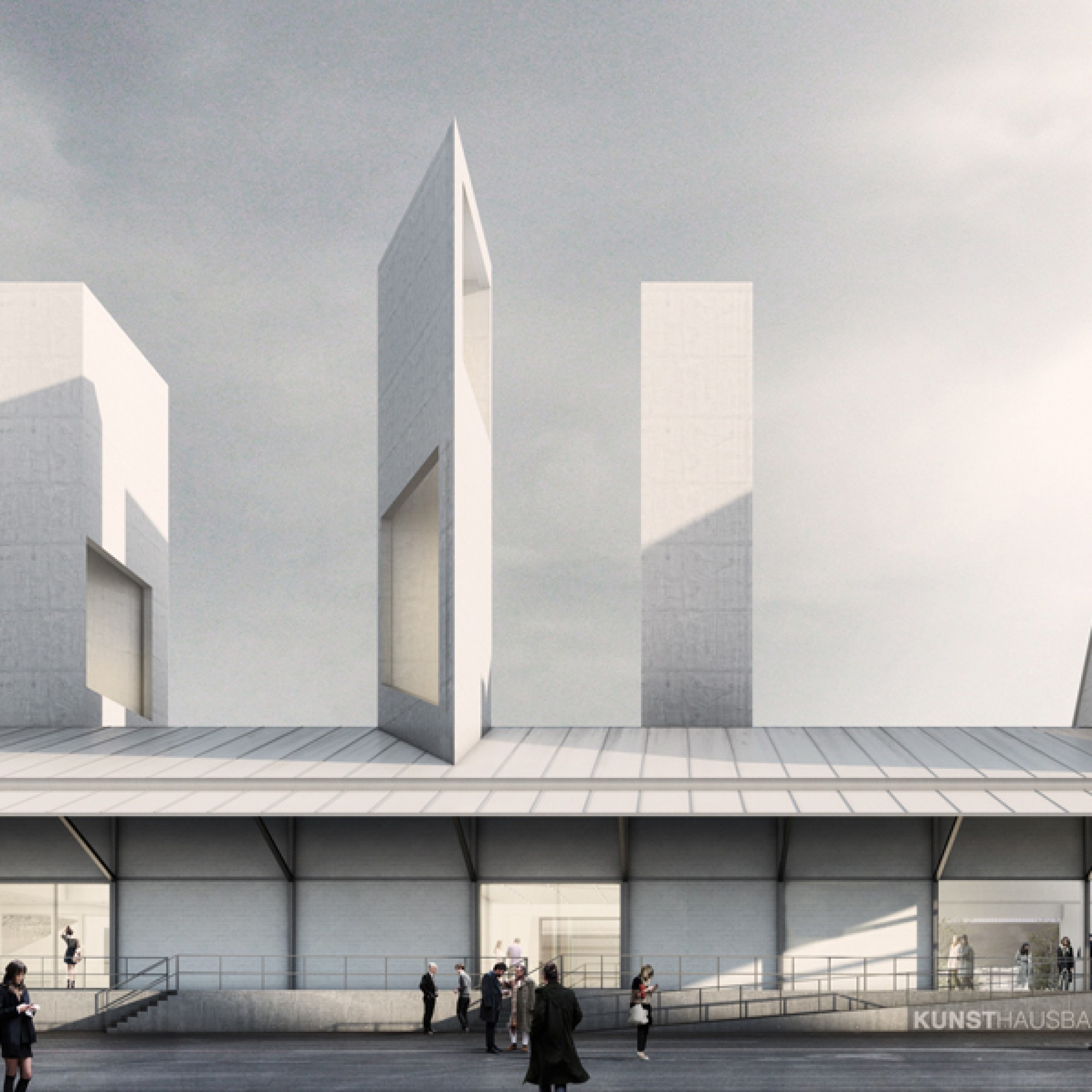Wäre ebenfalls Teil des Dreisspitz-Areals: das Kunsthaus Baselland. Die Buchner Bründler Architekten hatten im März mit ihrem Vorschlag den Architekturwettbewerb für die Ausstellungsstätte gewonnen. (zvg)