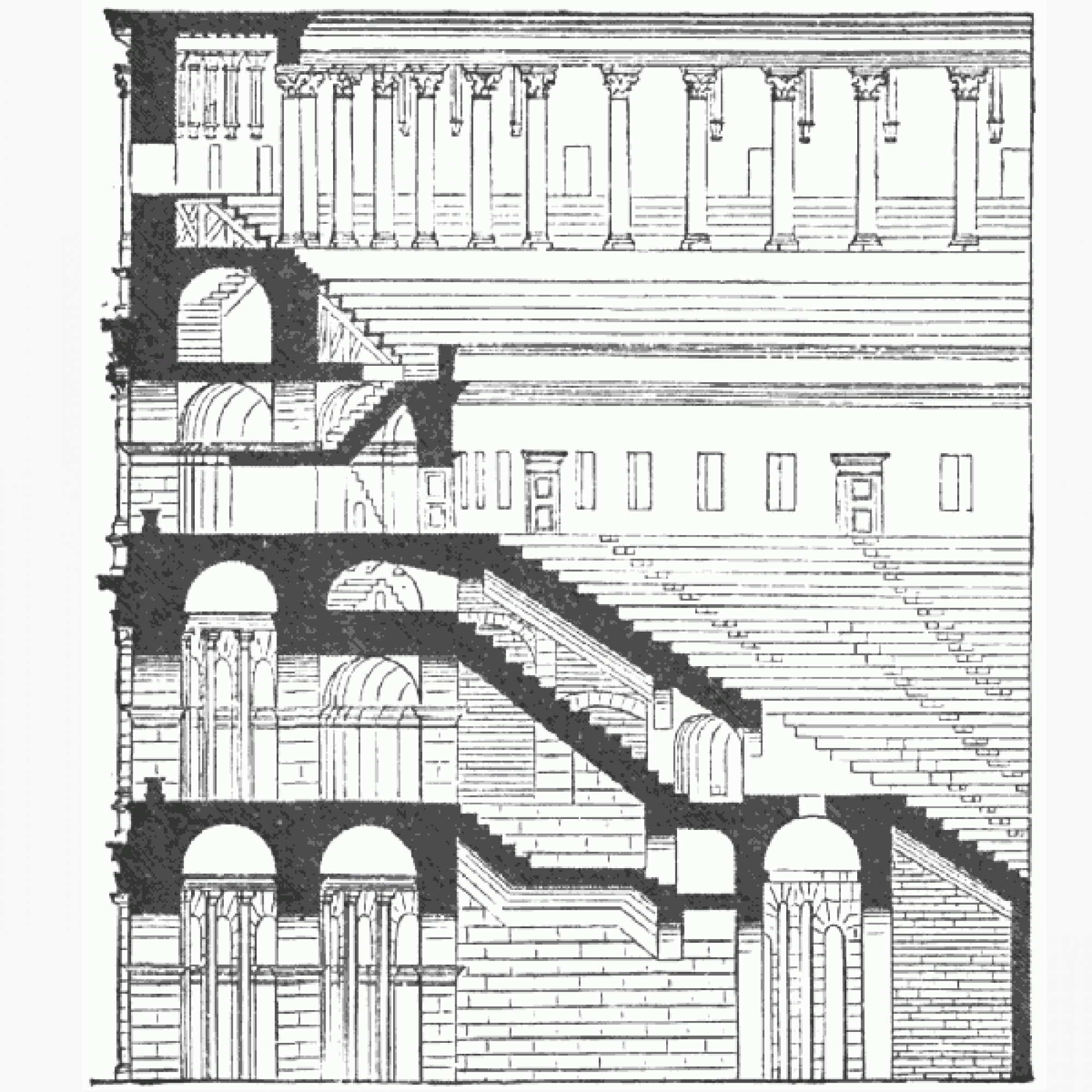 Schnittzeichnung aus dem Lexikon der gesamten Technik (1904) von Otto Lueger (gemeinfrei)