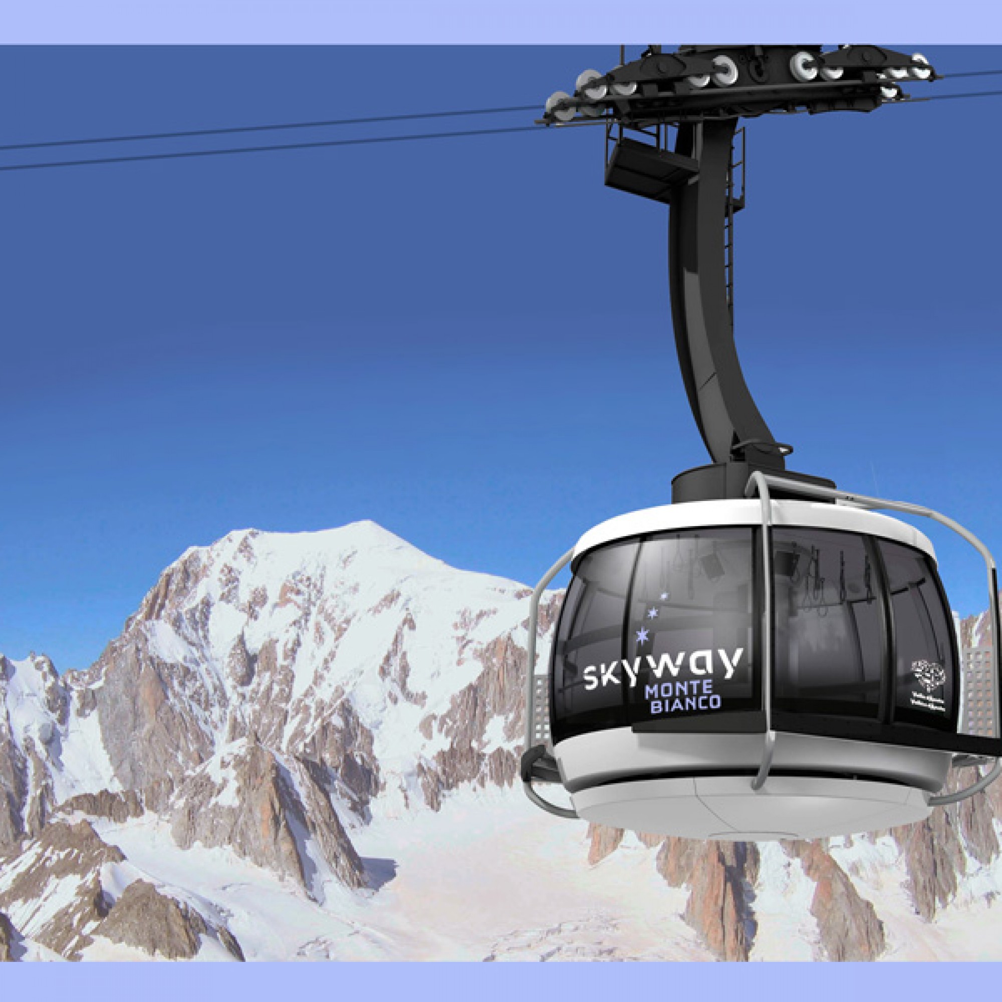 Kabine des Skyway Monte Bianco (Monte Bianco Skyway)