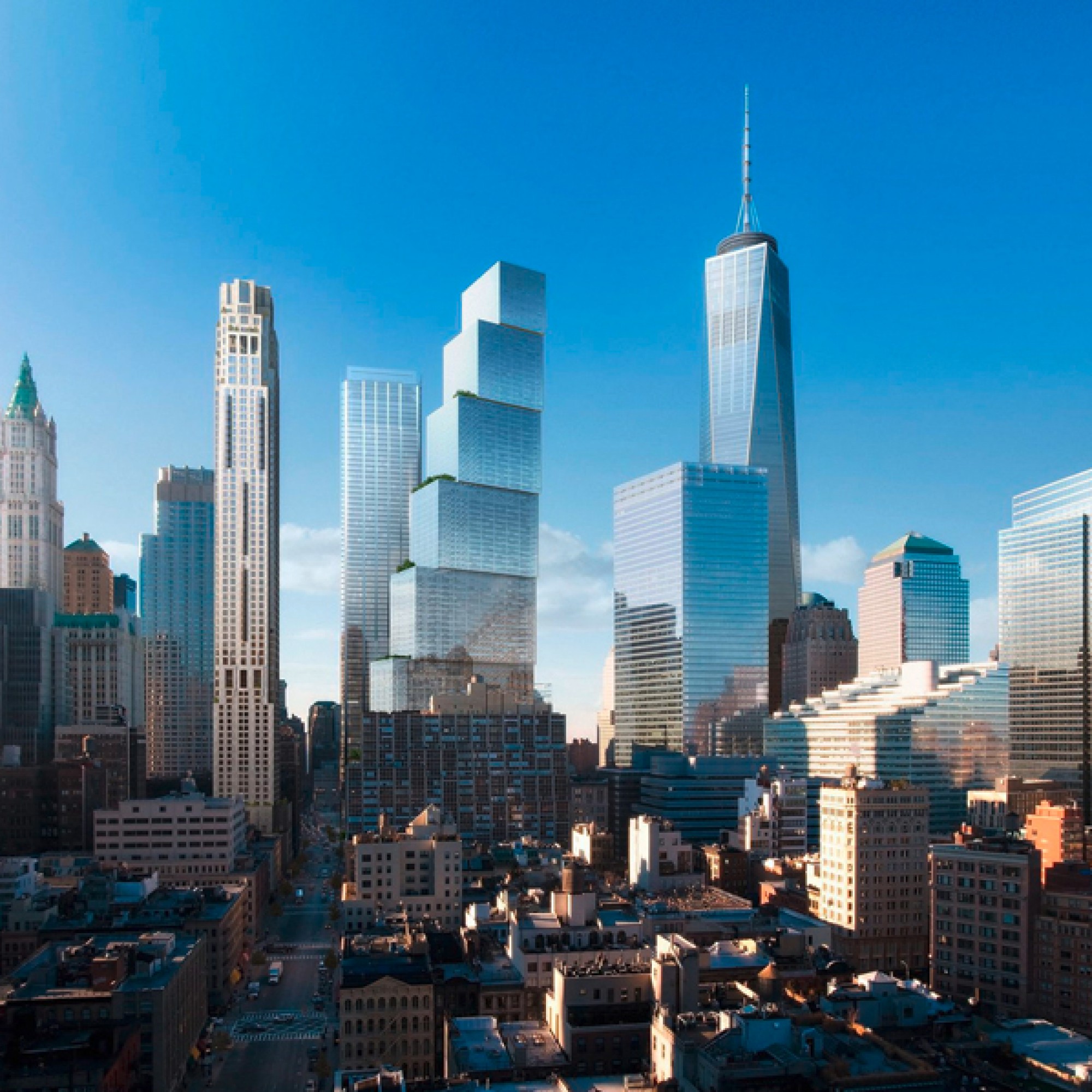 New Yorks künftige Skyline wird geprägt von Bjarke Ingels mit dem 2WTC. (zvg)