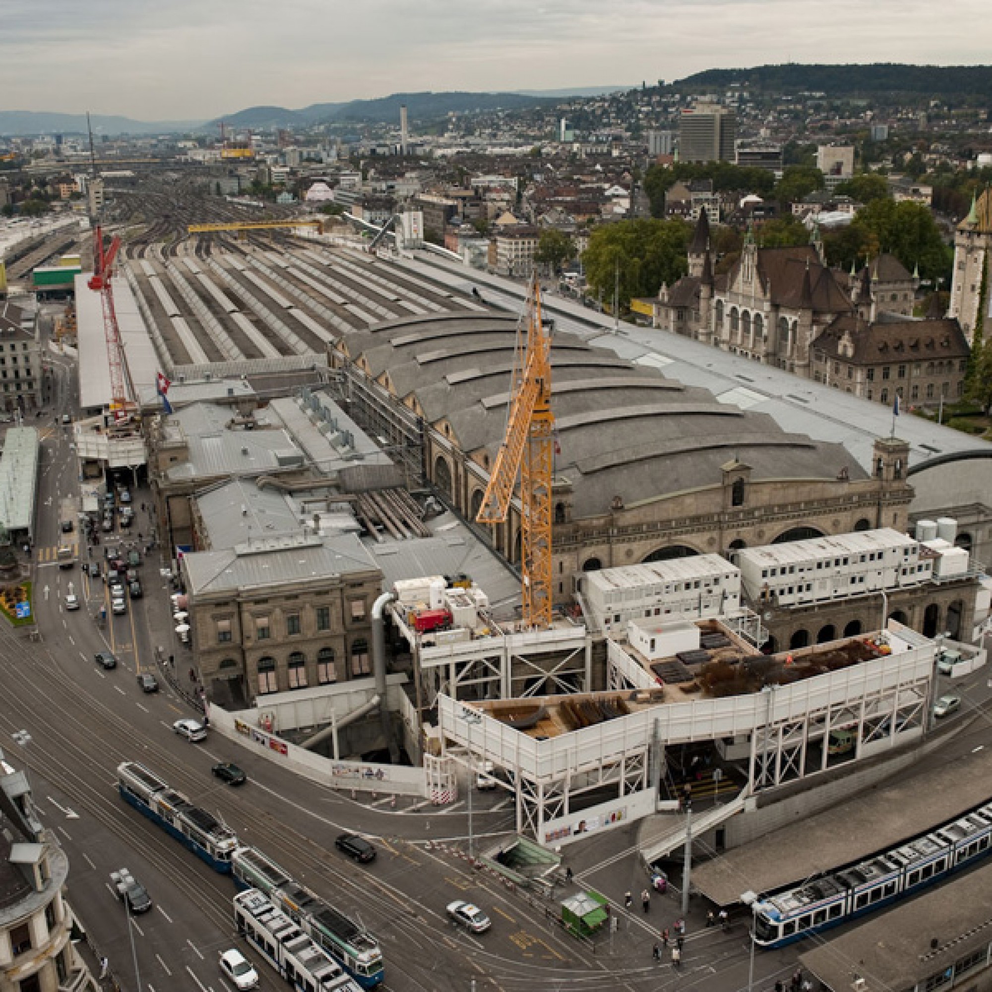 Gesamtsieger und Sieger Kategorie Grund-, Tief- und Infrastrukturbau: Durchmesserlinie Zürich-Bahnhof Löwenstrasse (Oli Rust, pixstudios, Zürich)