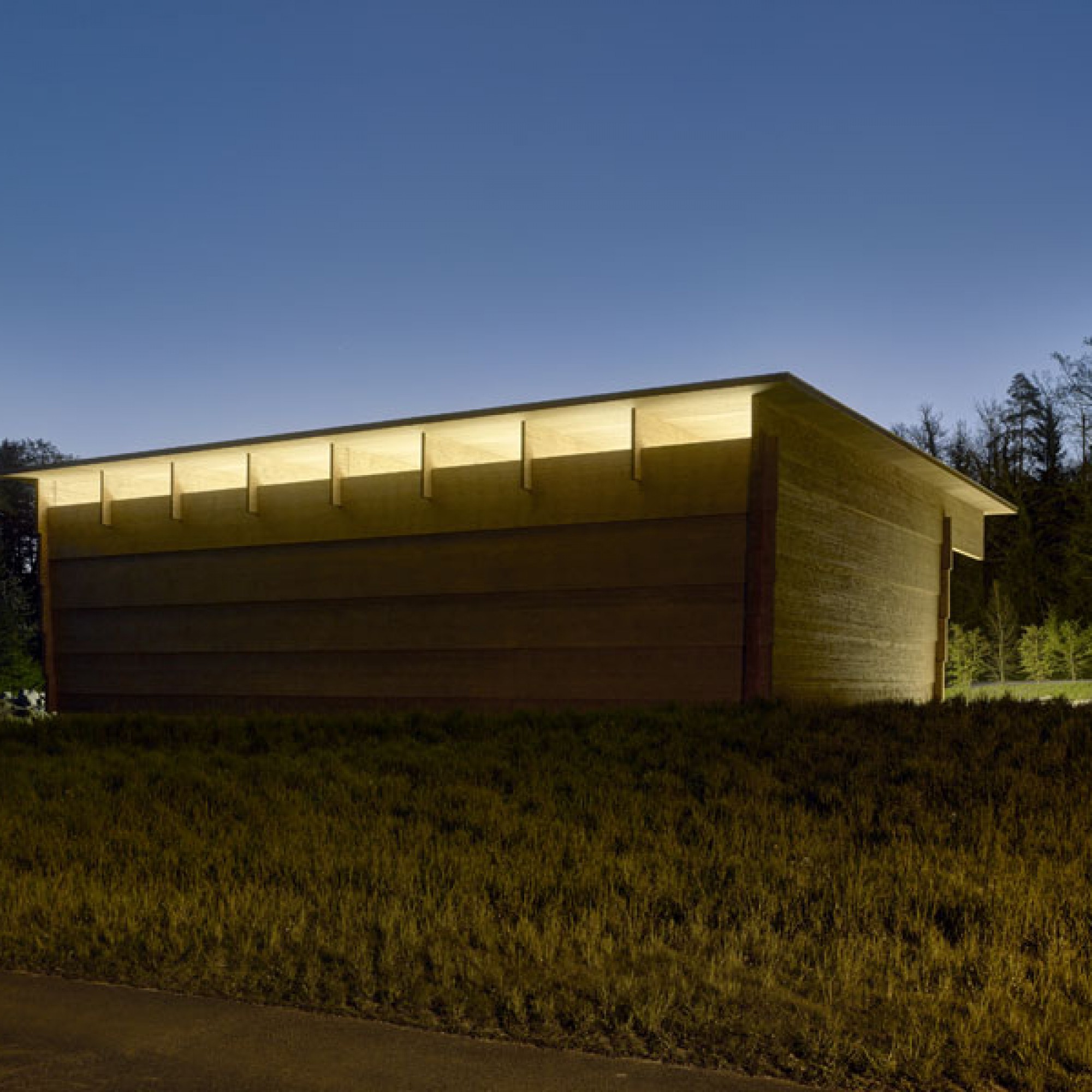 Das Gebäude wurde vom Architekturbüro Rossetti + Wyss geplant (Rossetti + Wyss/Jürg Zimmermann)