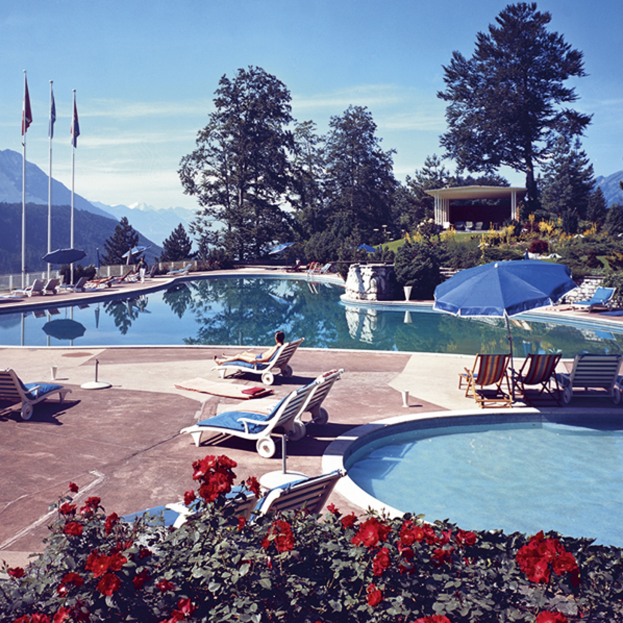 Waldpark Ost, Bürgenstock (NW) um 1960. (Kunstanstalt Brügger, Meiringen / zvg)