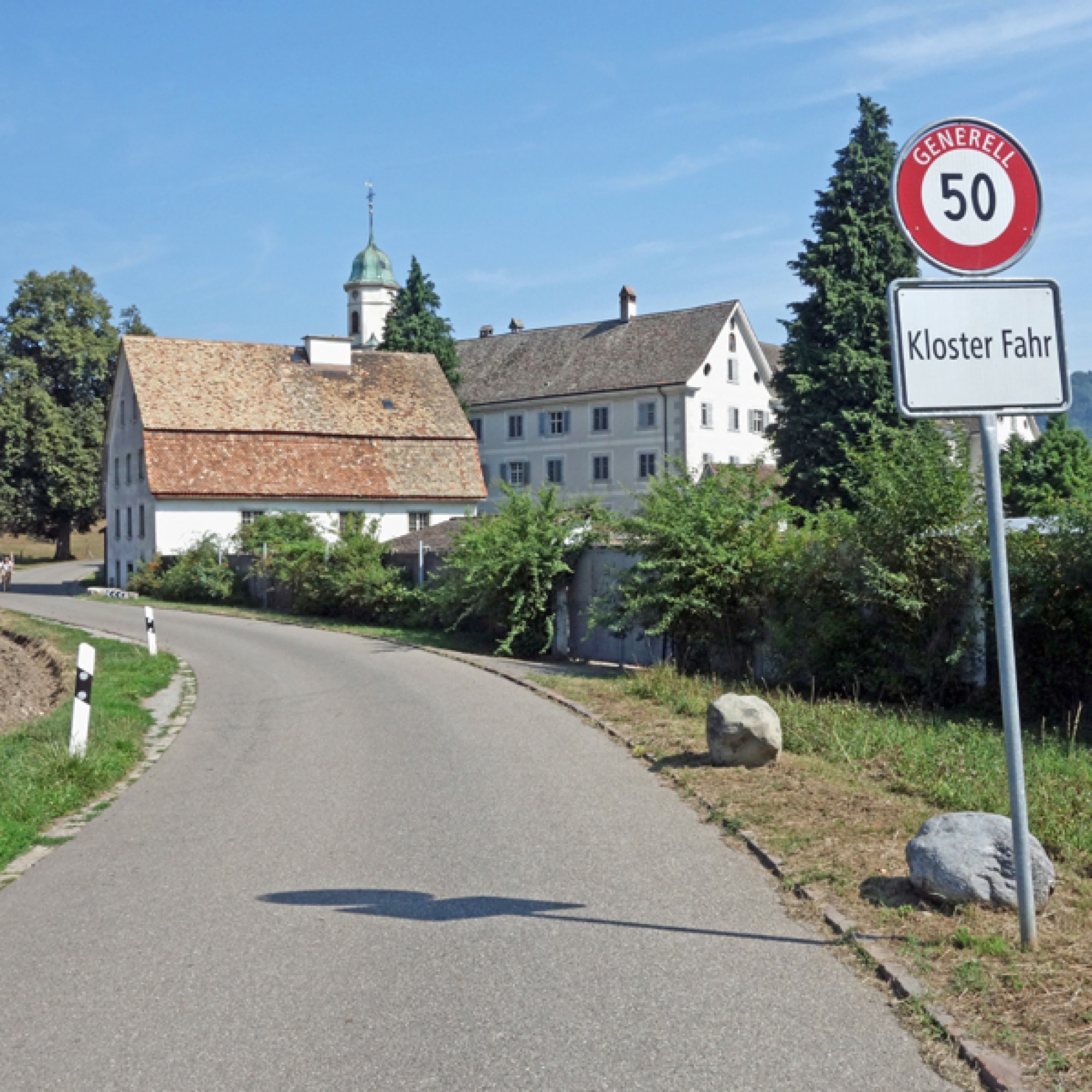 Aargauer Idylle auf Zürcher Grund: das Kloster Fahr. (Stefan Breitenmoser)