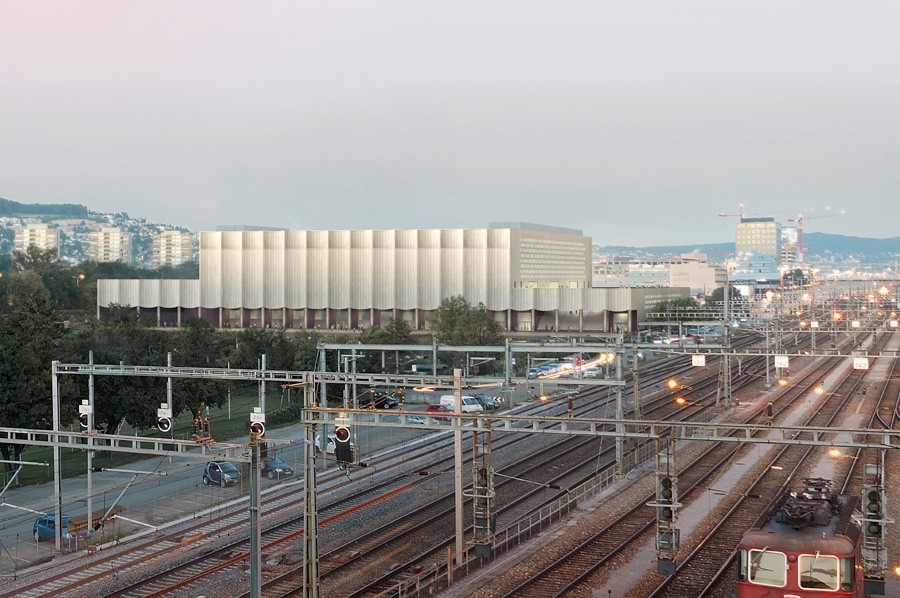 Visualisierung ZSC-Stadion in Zürich