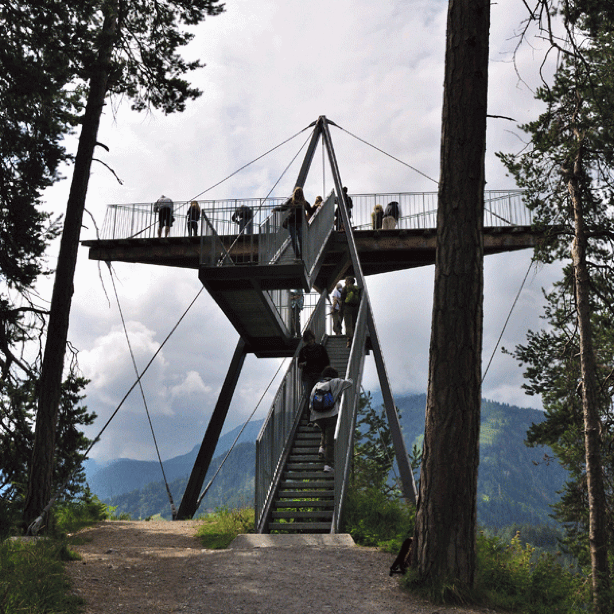 Il Spir: 180-Grad-Panorama über der Rheinschlucht (6/8) / Bild: Hansueli Krapf, CC BY-SA 3.0