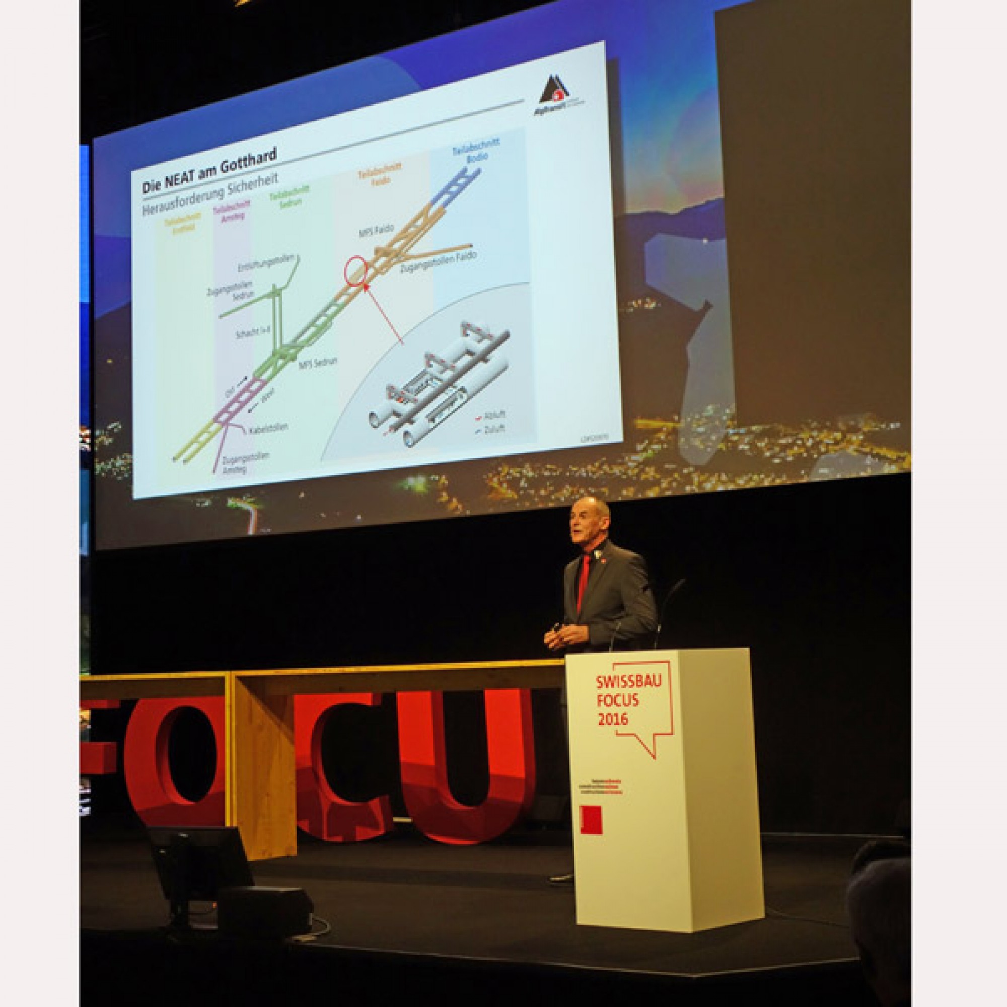 Renzo Simoni, Vorsitzender der Geschäftsleitung der AlpTransit Gotthard AG (ATG)